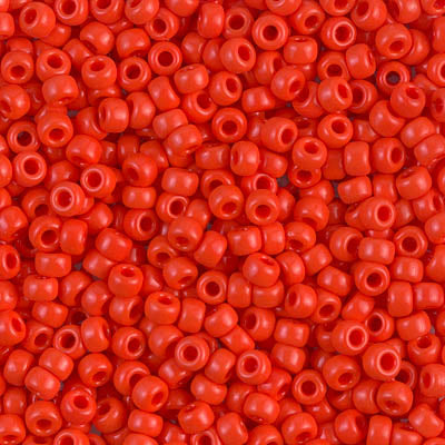 Miyuki Round Rocailles 8/0 | 407RR | Rojo (C6)