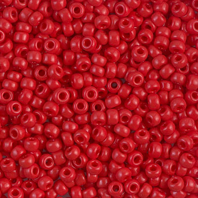 Miyuki Round Rocailles 8/0 | 408RR | Rojo (C6)