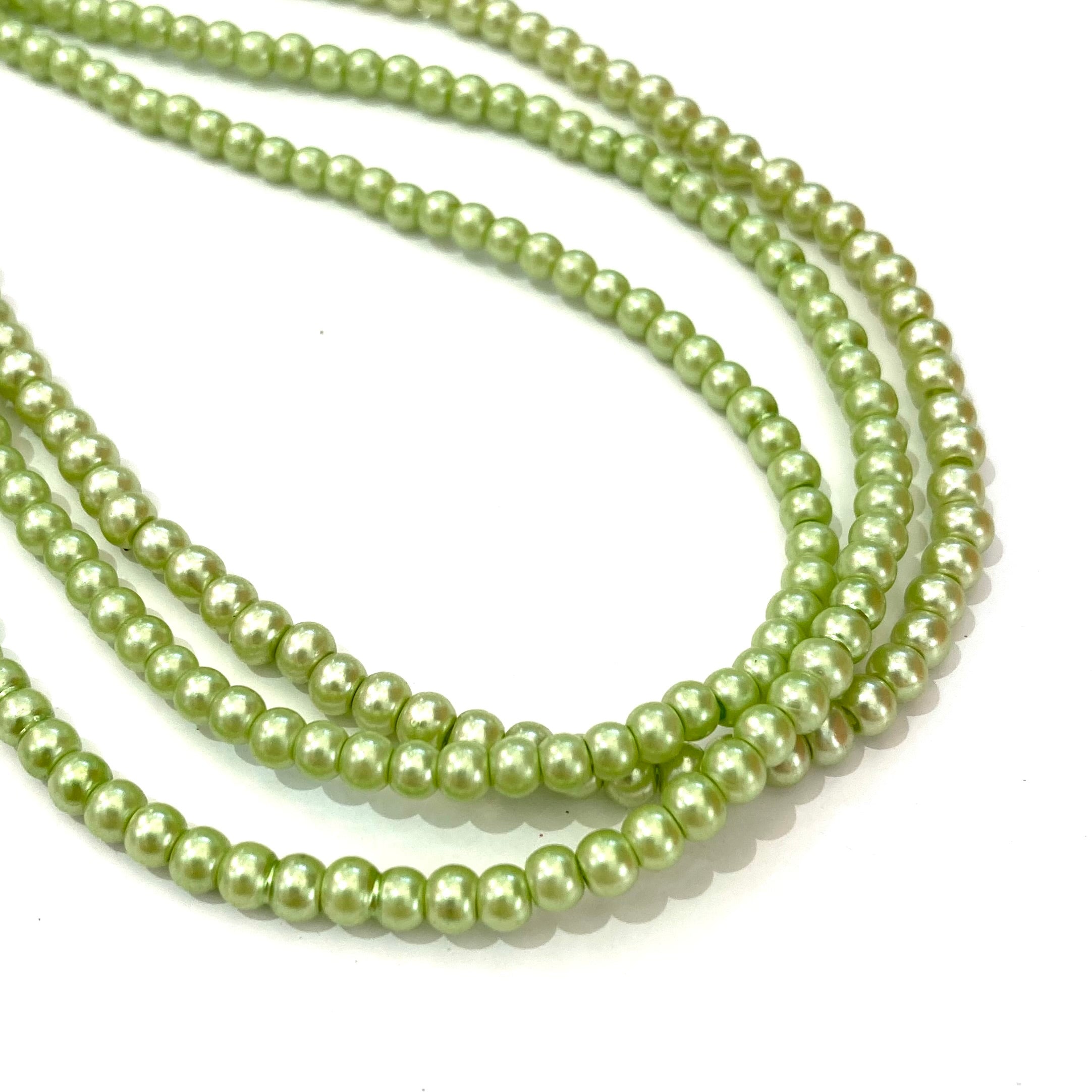 PERLA BRILLANTE | 4MM | VERDE CLARO (6-36Z)