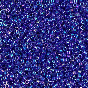 Miyuki Delica Beads 8/0 | 165DB | Azul tornasol (C10)