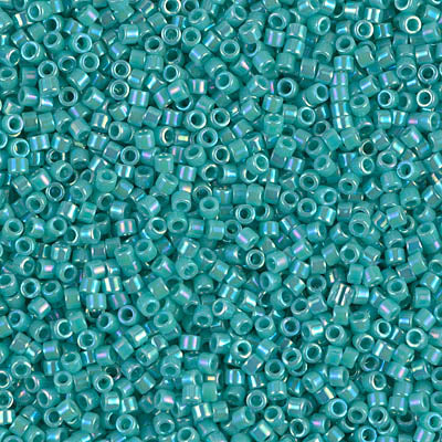 Miyuki Delica Beads 11/0 | 166DB | Rainbow Turquesa