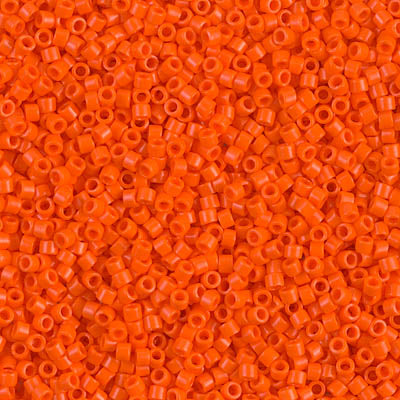 Miyuki Delica Beads 11/0 | 722DB | Matte brillante Naranja