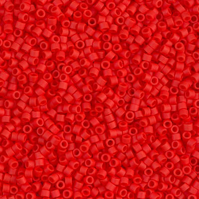 Miyuki Delica Beads 11/0 | 757DB | Matte Rojo