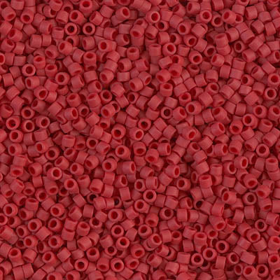 Miyuki Delica Beads 11/0 | 796DB | Matte Rojo