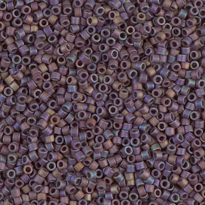 Miyuki Delica Beads 11/0 | 884DB | Matte Violeta rainbow