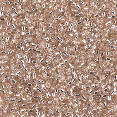 Miyuki Delica Beads 11/0 | 1203DB | Silverline Rosado