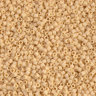 Miyuki Delica Beads 11/0 | 1581DB | Matte Beige