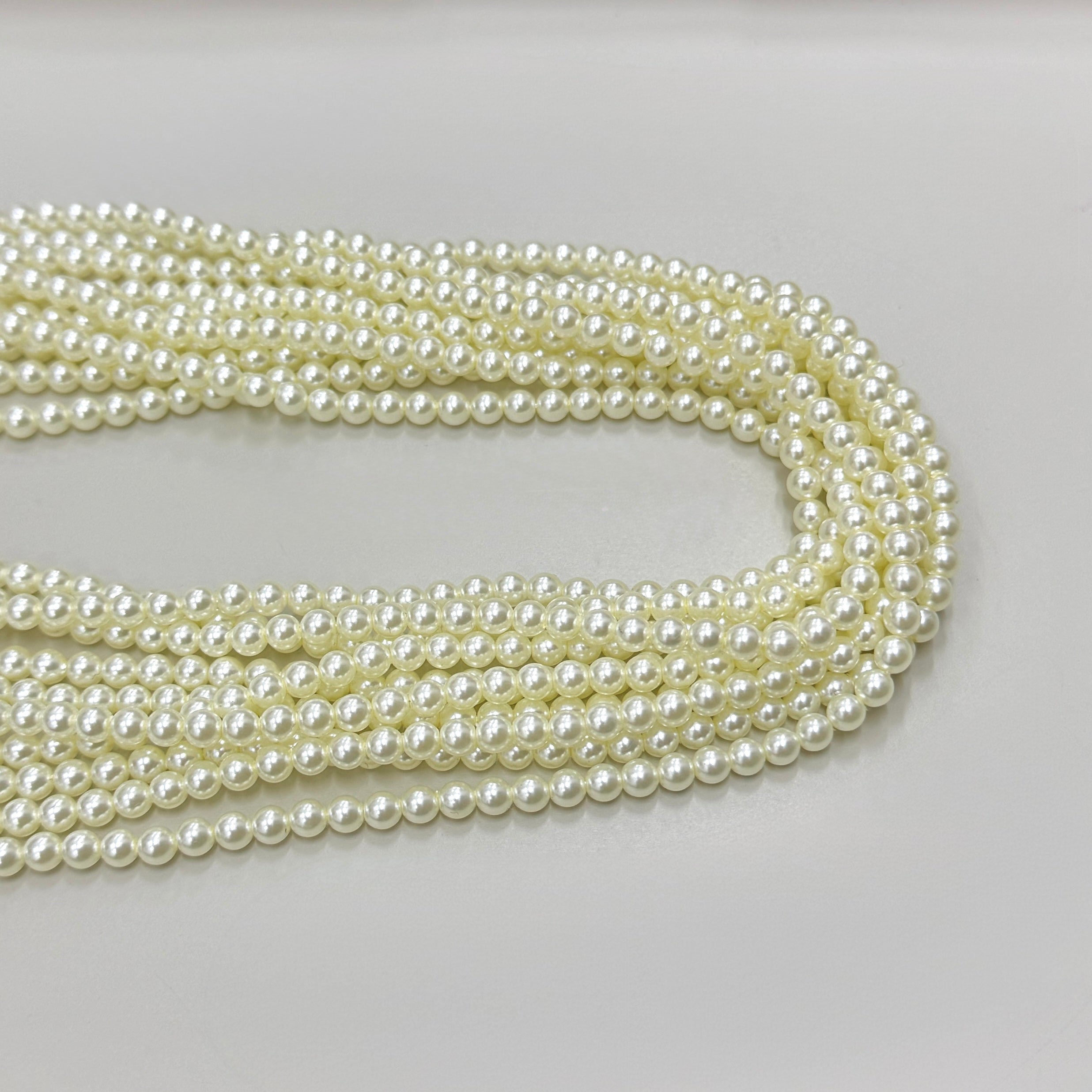 PERLA SHELL | 4MM | MANTEQUILLA