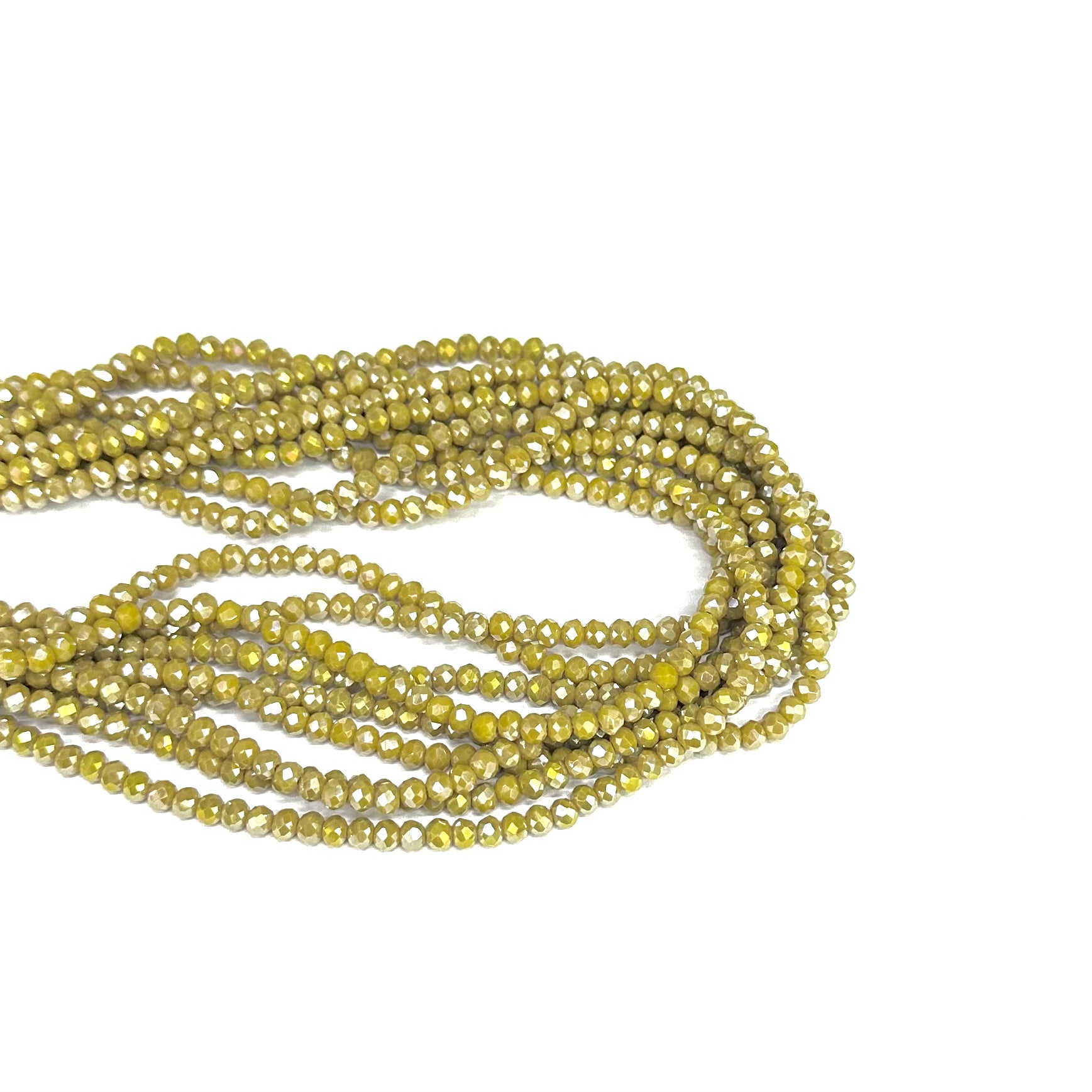 CRISTAL CHATO | 4MM | TORNASOL VERDE OLIVA