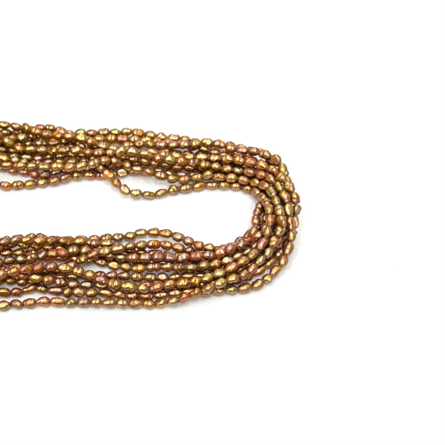 PERLA DE RIO | ARROZ | BRONCE 4MM
