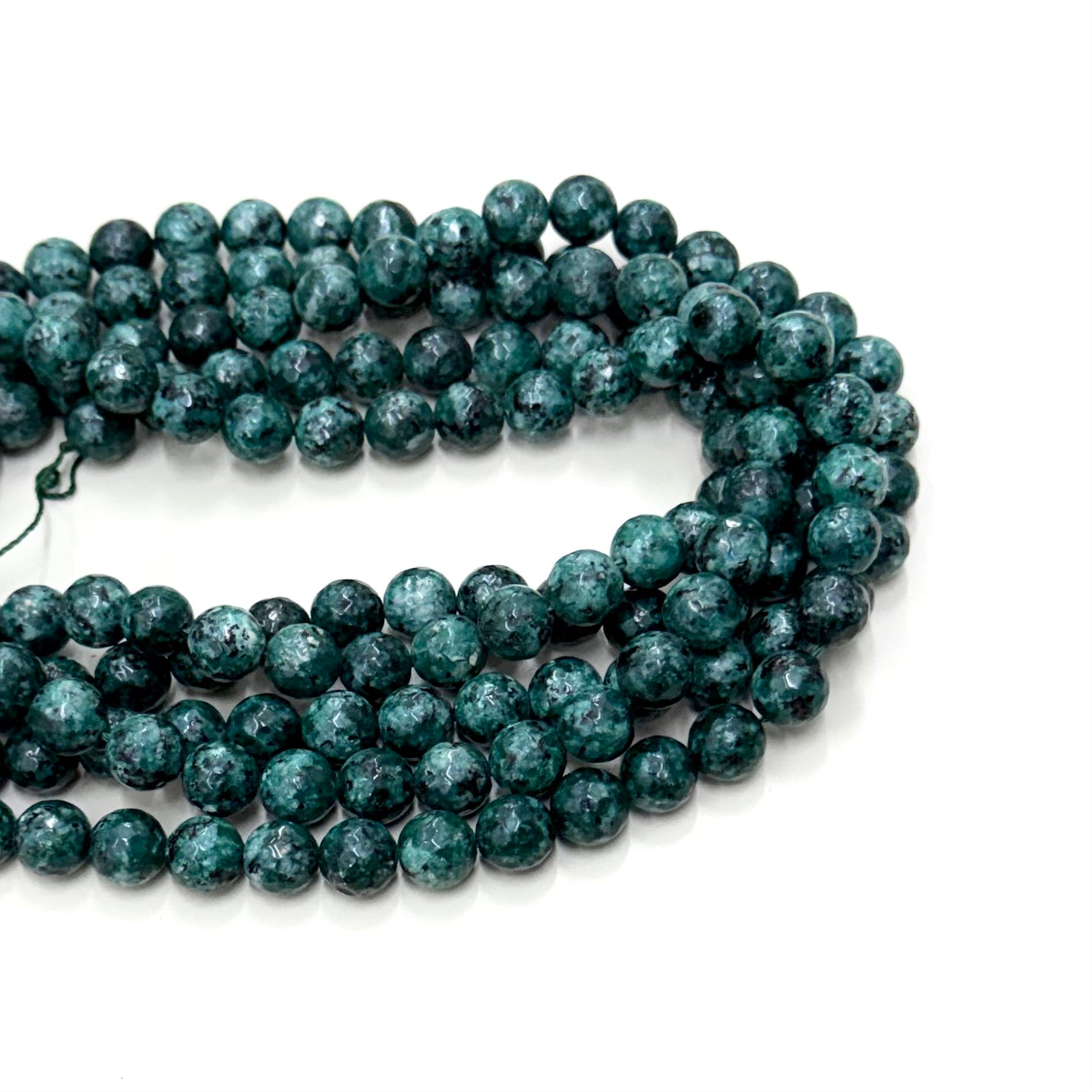 Agata Facetada | Verde Oscuro jaspeado