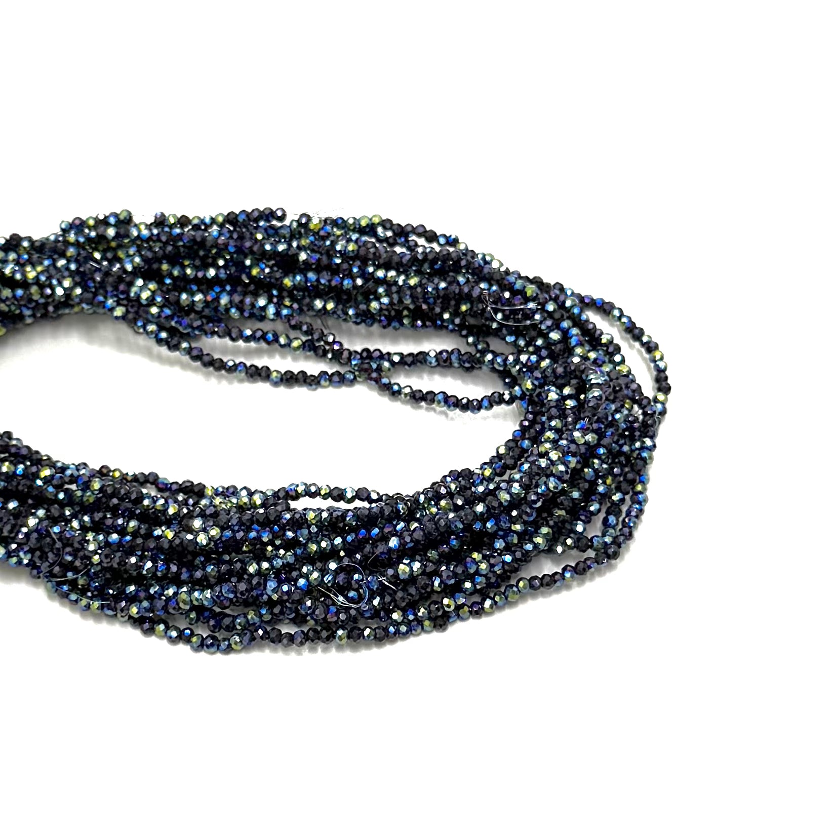 CRISTAL CHATO | 2.6MM | NEGRO GRAFITO BICOLOR RAINBOW