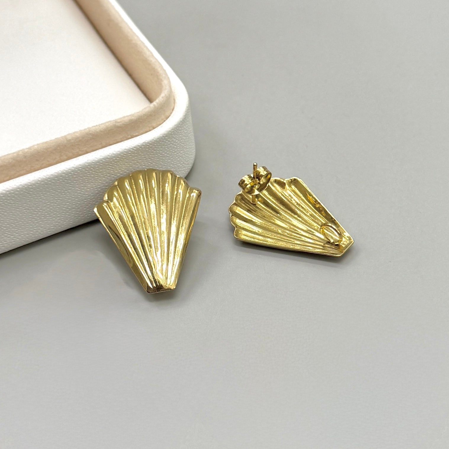 BASE DE ARO | CONCHITA DISEÑO | BAÑO DE ORO 18K | 25MM