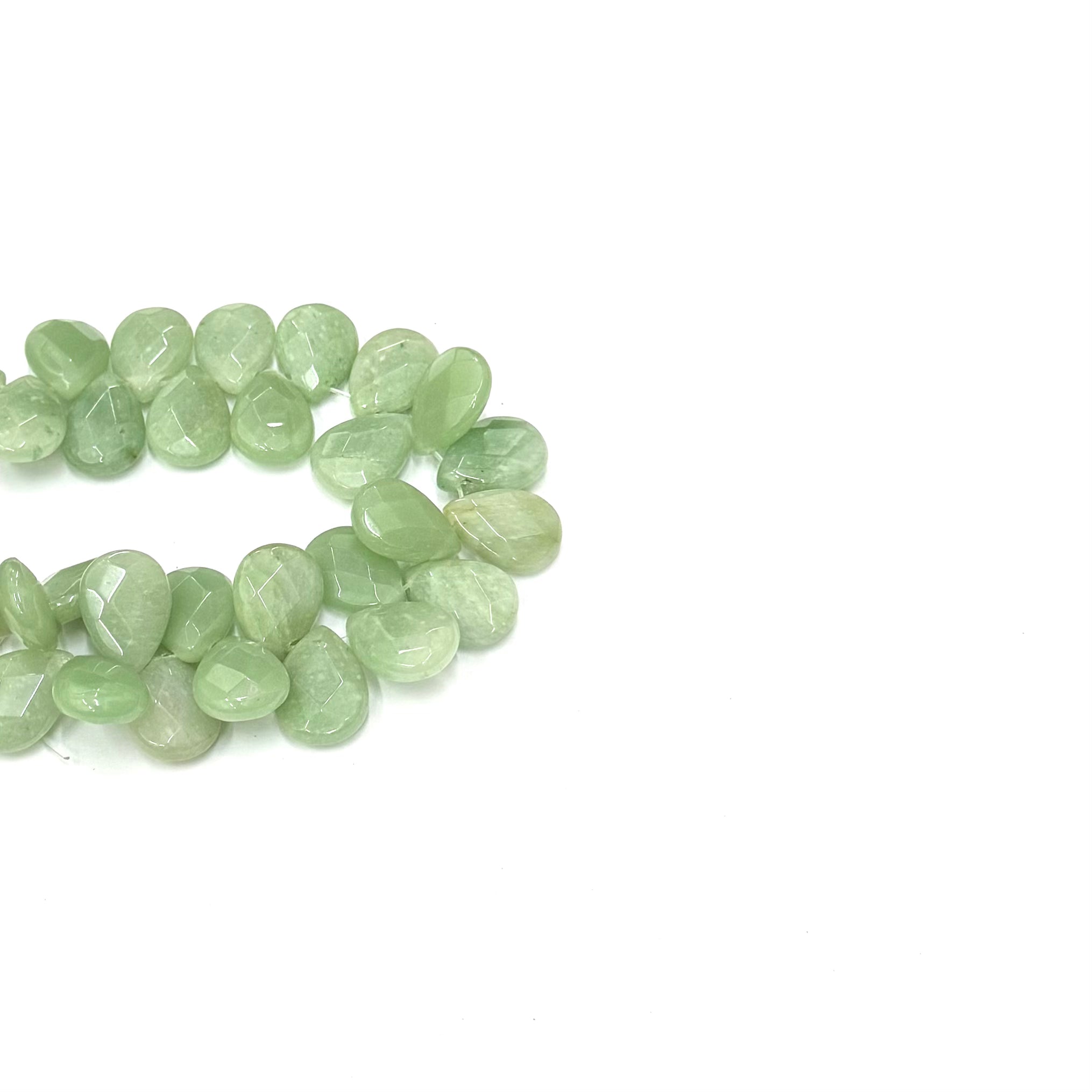 GOTA GRANDE FACETADA | PLANO | 18X13.4MM | JADE