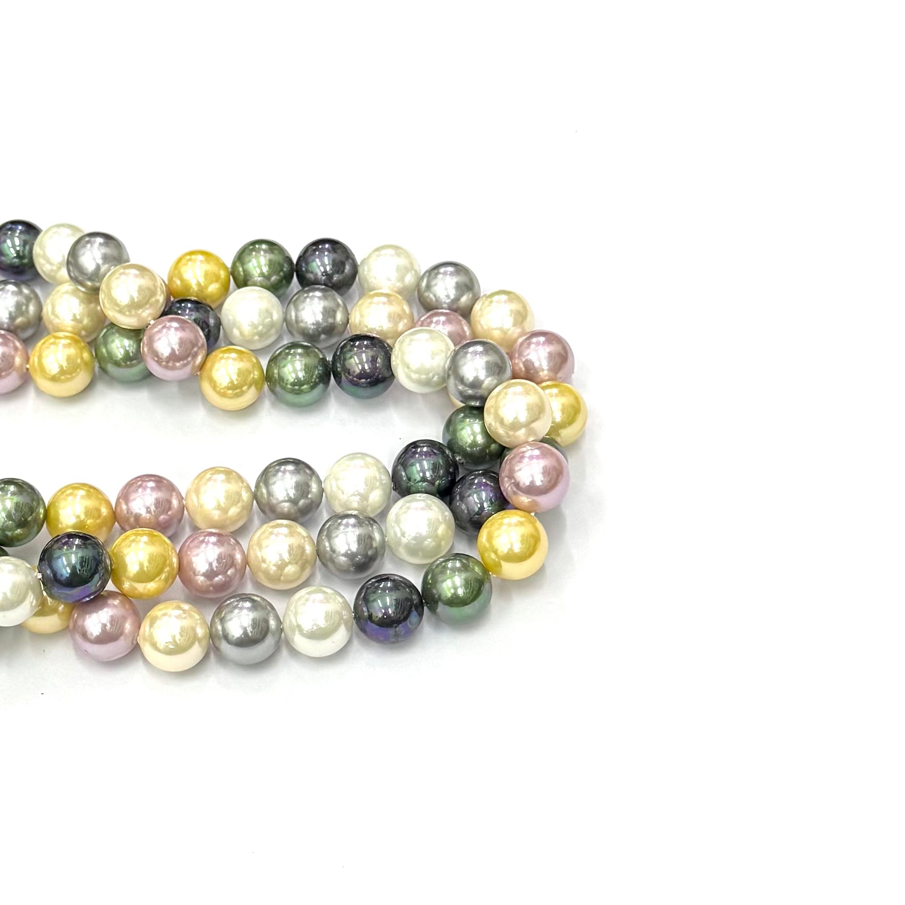 PERLA SHELL | MIX VERDE AMARILLO ROSA