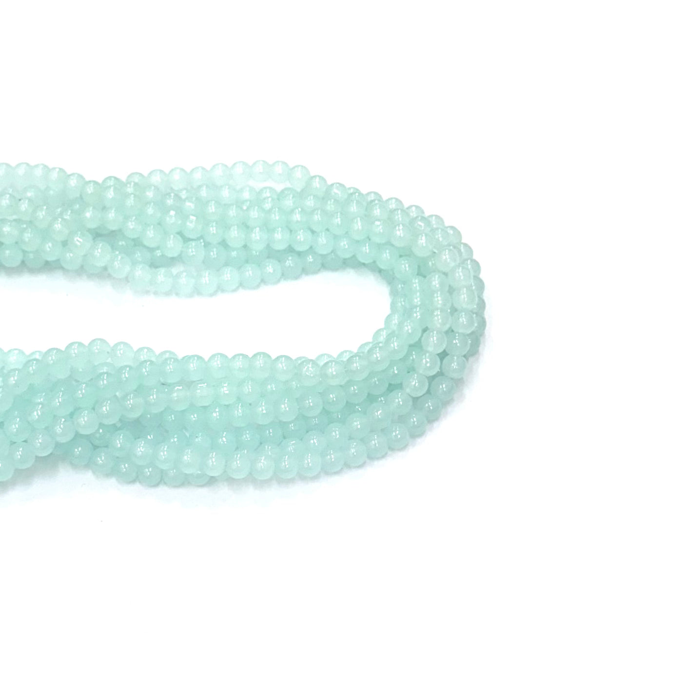 PERLA DE VIDRIO | 6MM | VERDE MENTA