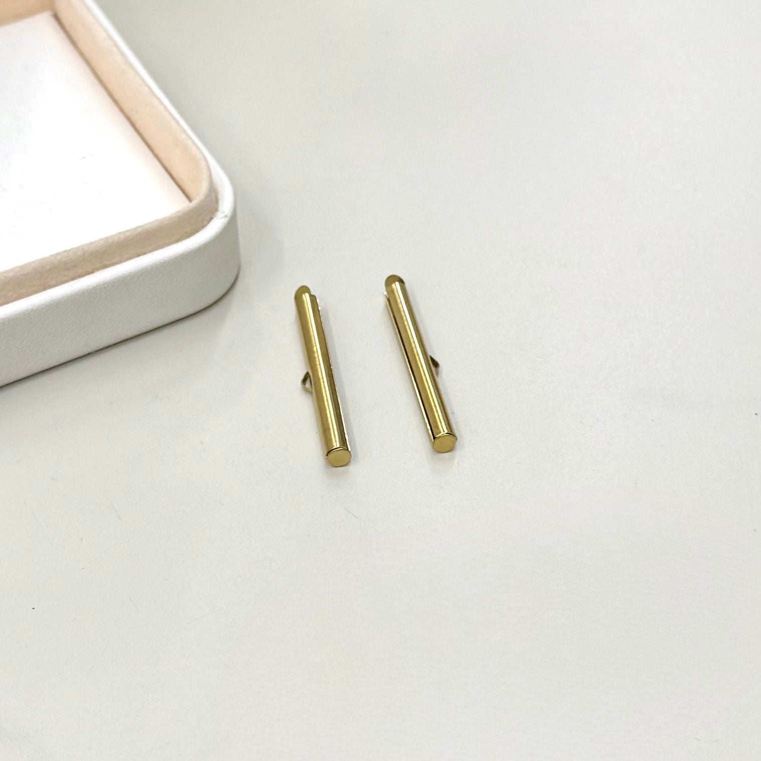 TERMINAL TUBO | BAÑO DE ORO 18K