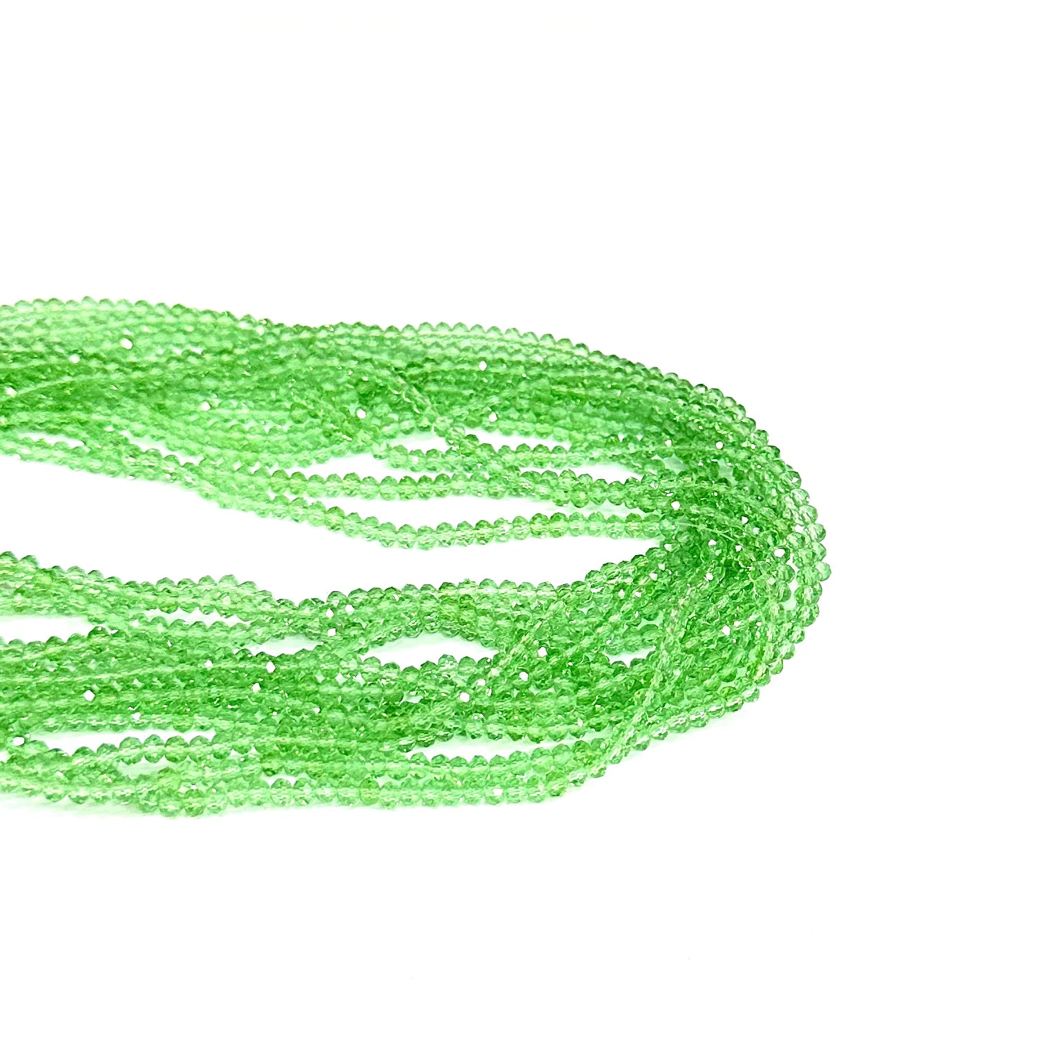 CRISTAL CHATO | 3MM | VERDE CLARO TRASLUCIDO