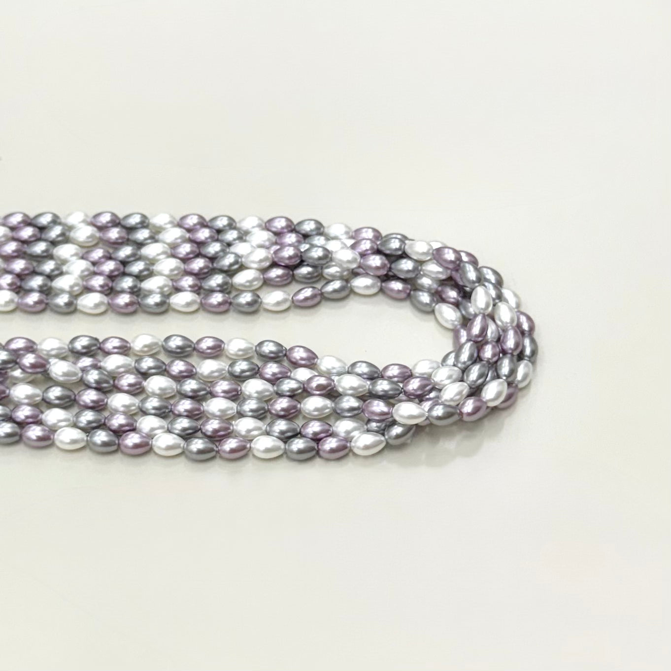 PERLA SHELL MIX BLANCO GRIS LILA | GOTA