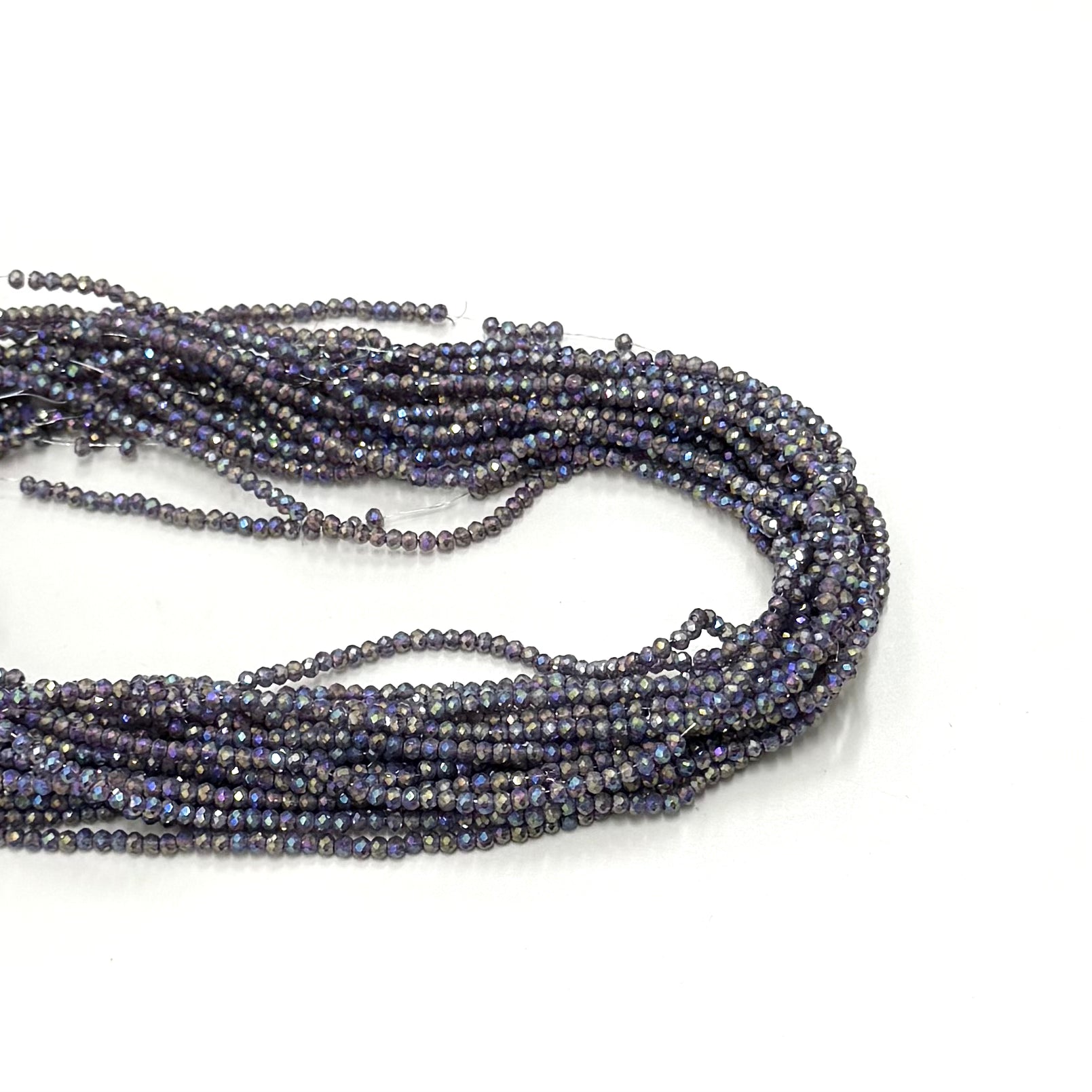 Cristal Chato | Translucido Tornasol Morado