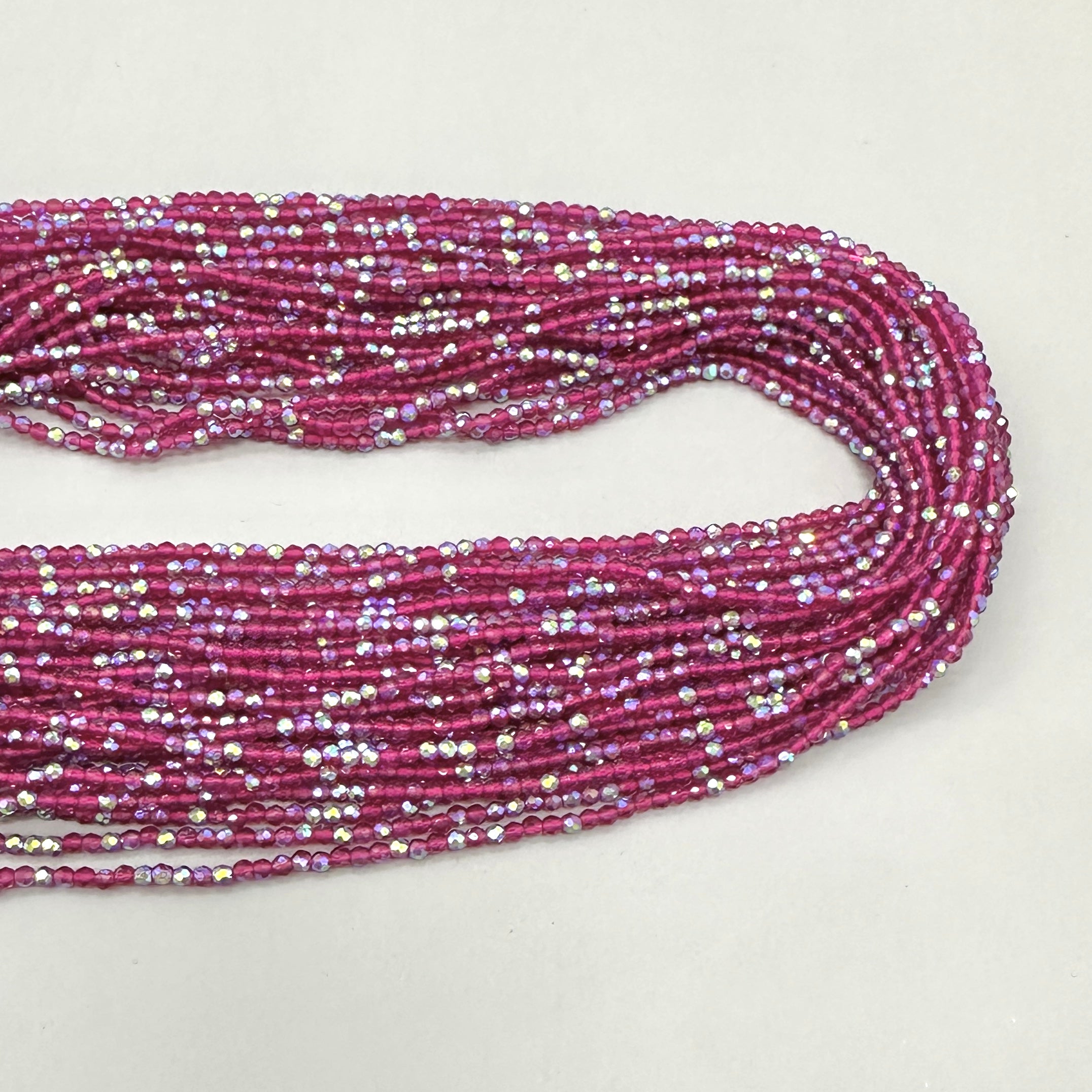 CRISTALES MINERALES FACETADO | MAGENTA TRASLUCIDO TORNASOL