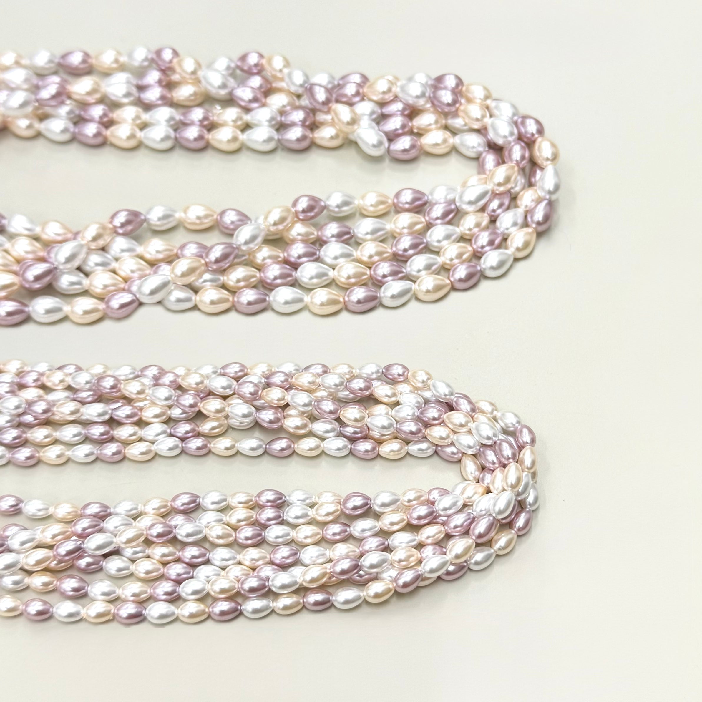 PERLA SHELL MIX ROSA BLANCA CREMA | GOTA