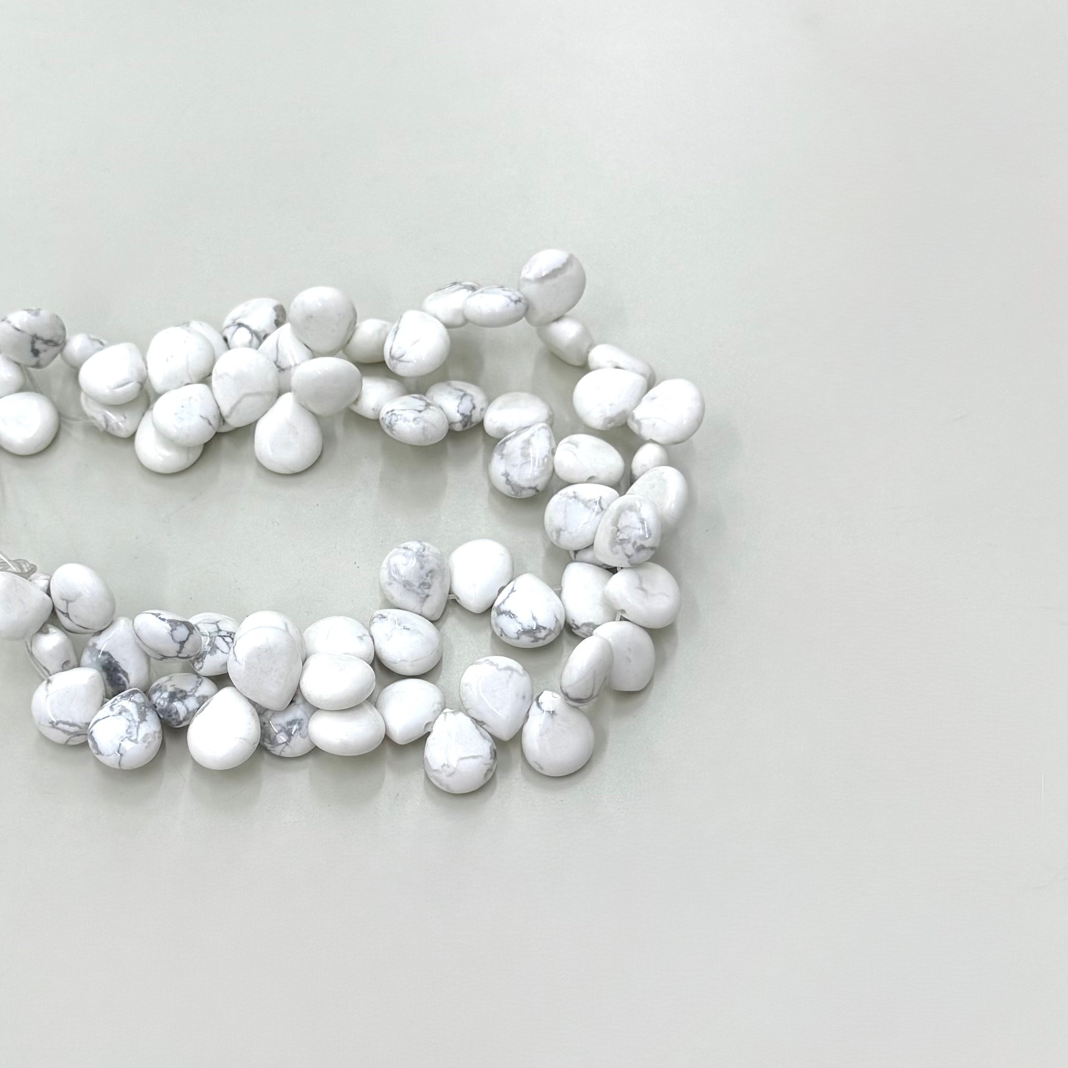 GOTA LISA | 10MM X 12MM | HOWLITA BLANCA