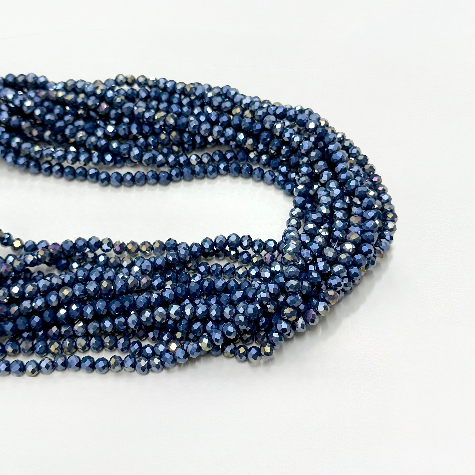 CRISTAL CHATO | MATTE AZUL PETROLEO TORNASOL