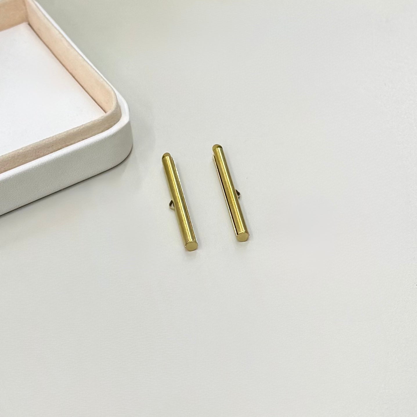 TERMINAL TUBO | BAÑO DE ORO 18K