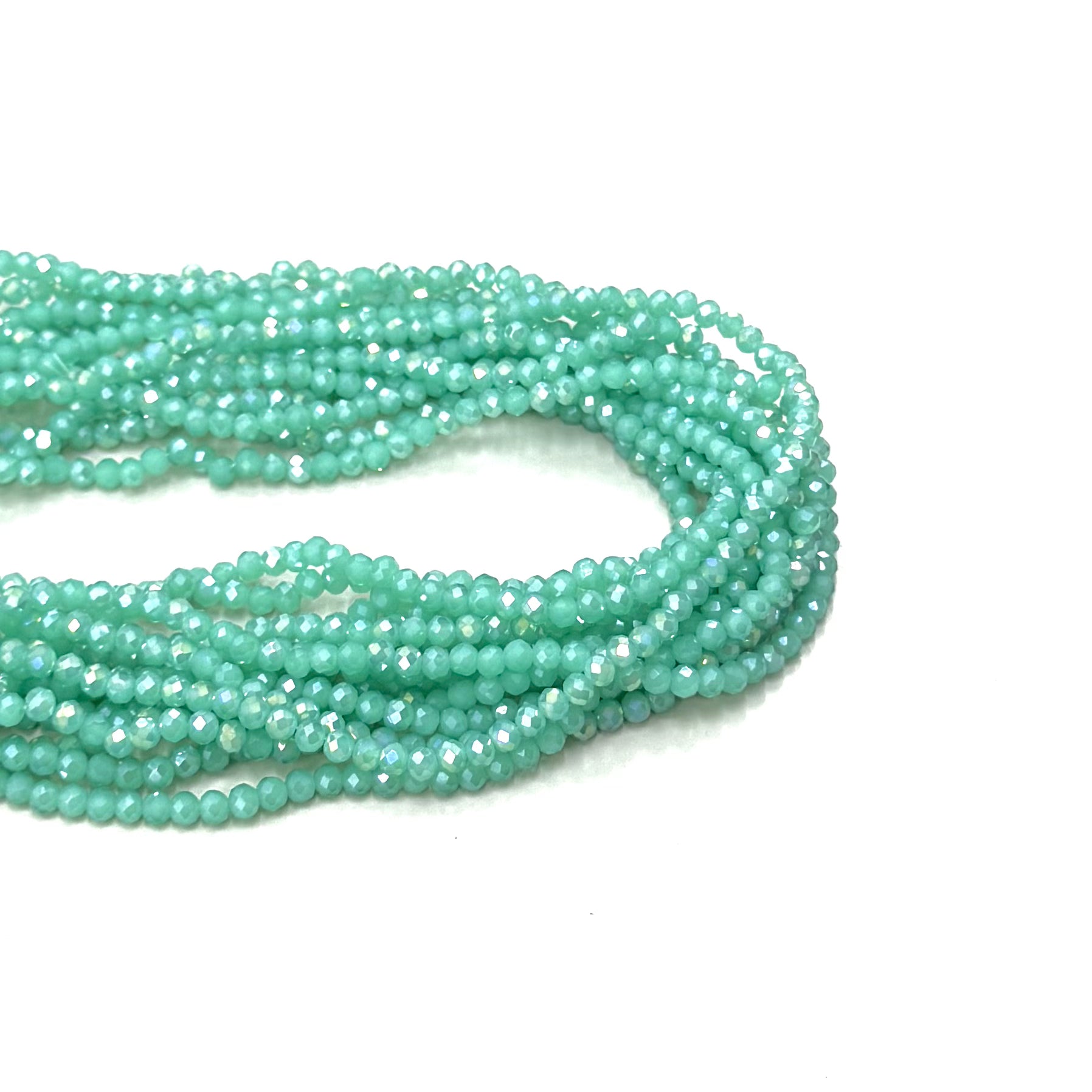 CRISTAL CHATO | 4.3MM | JADE TURQUESA OPALESCENTE TORNASOL