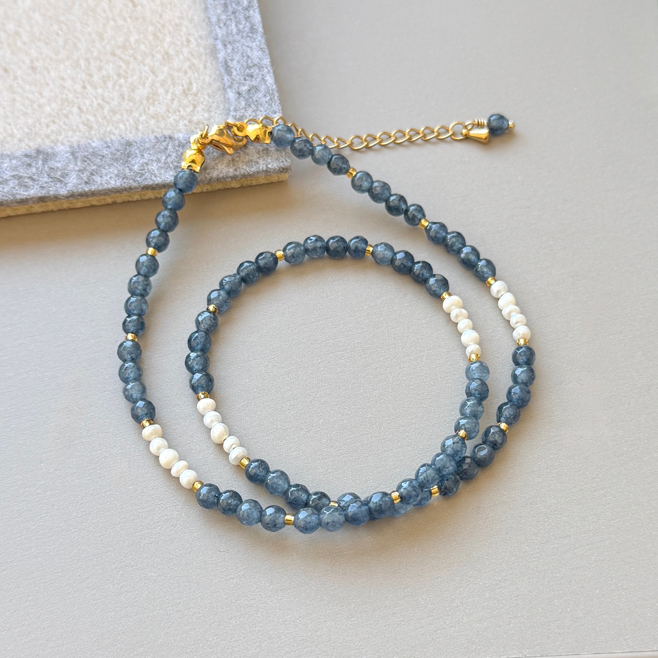 COLLAR PETROLEO Y PERLAS | LUNAM