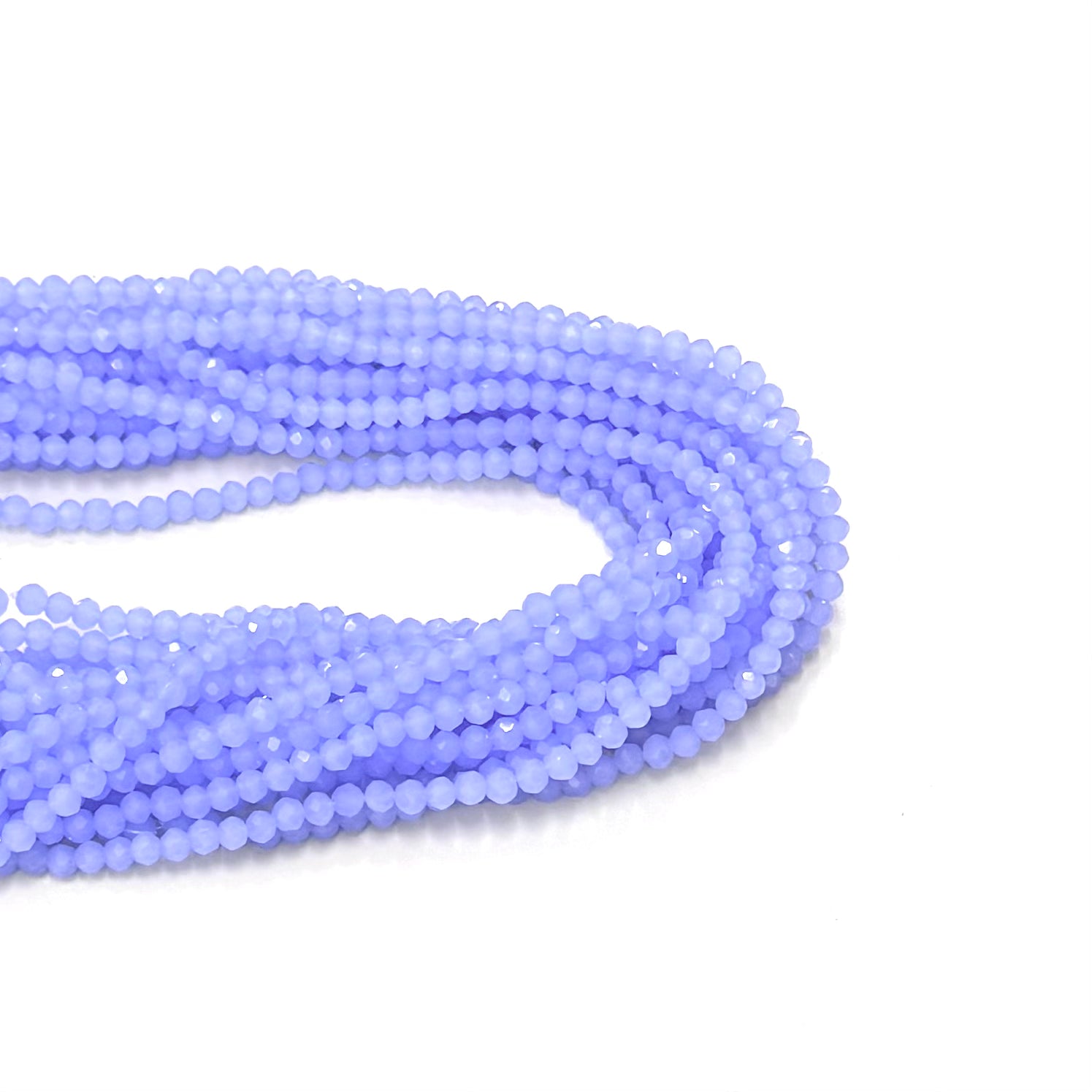 Cristal Chato | 4mm | Azul Cielo Opalescente