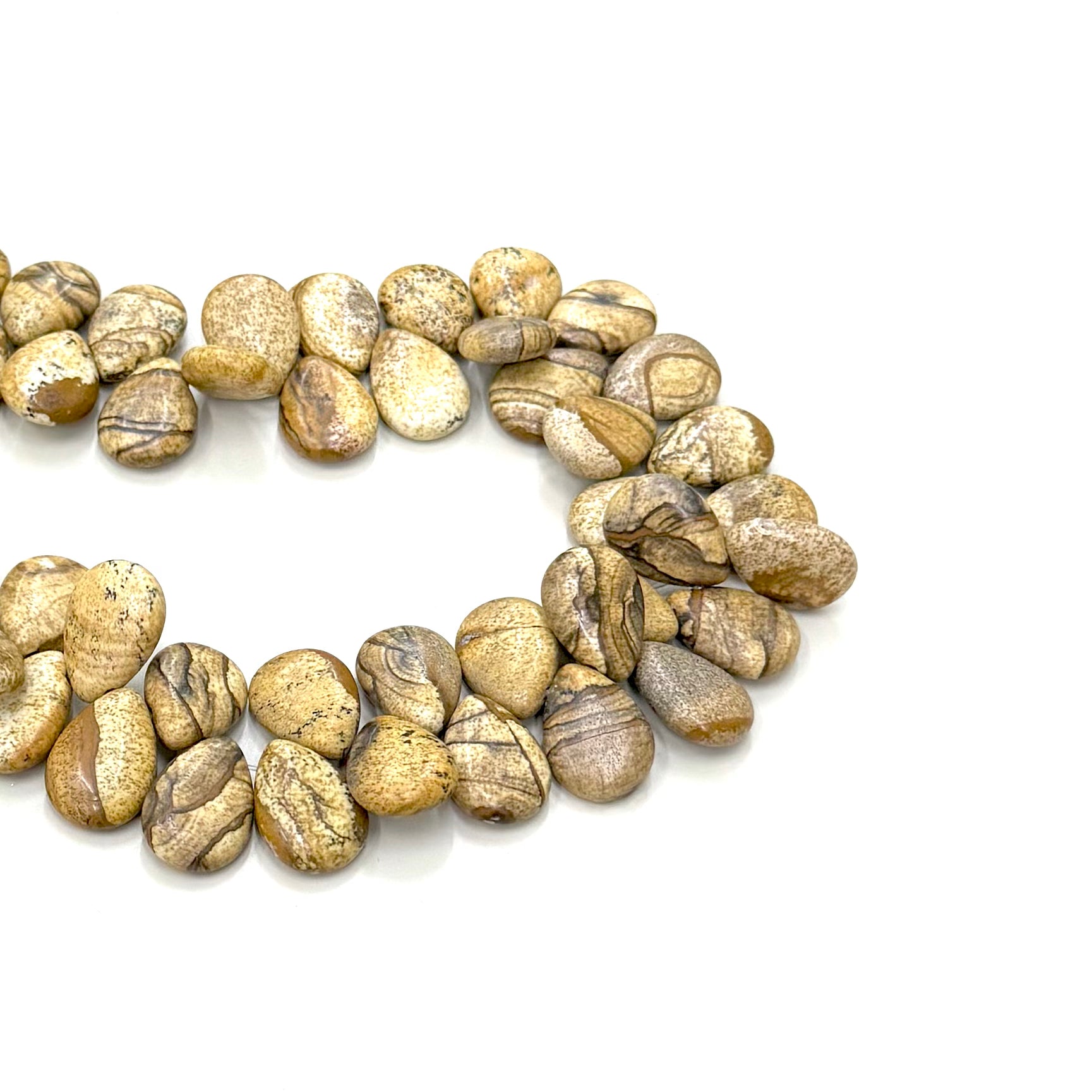 GOTA GRANDE LISA | PLANO | 18X13.4MM | JASPE PAISINA