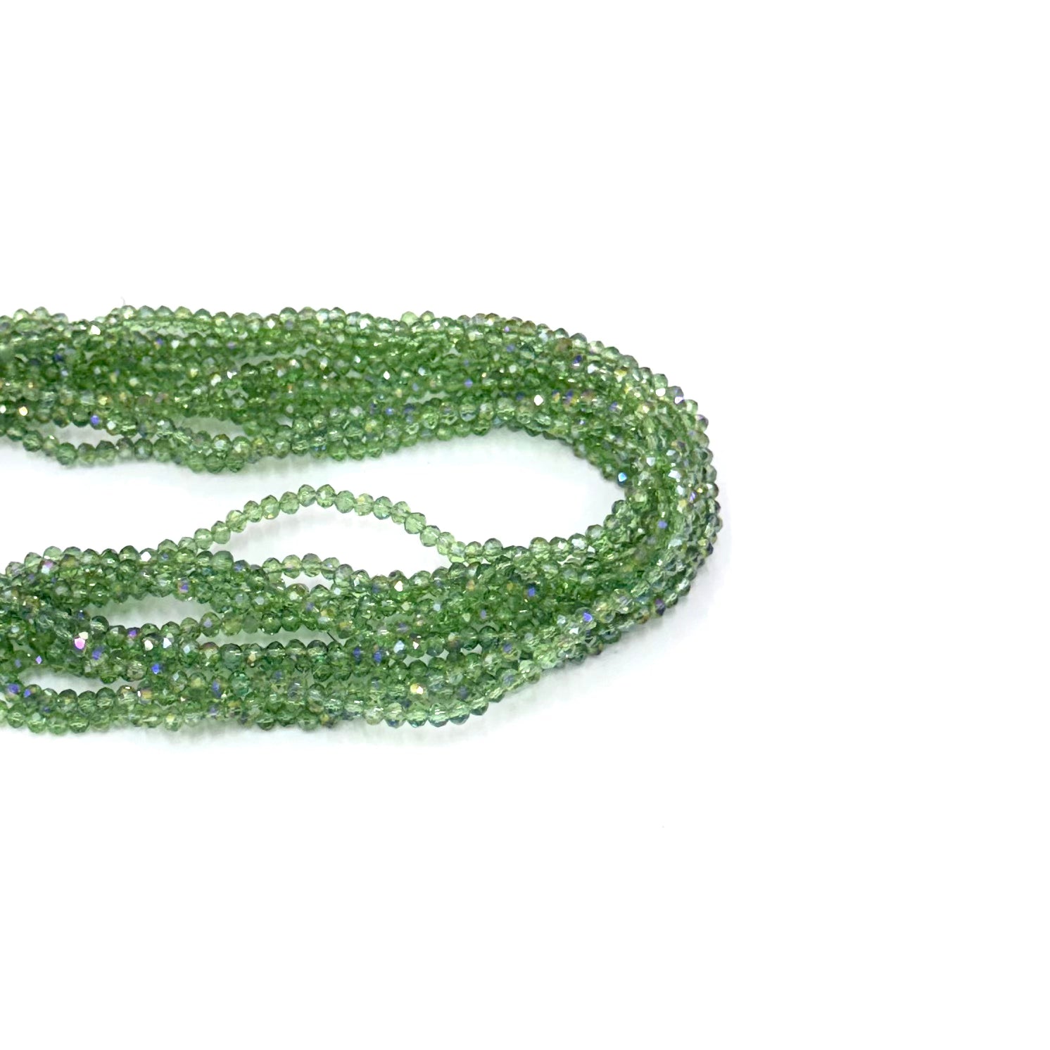 CRISTAL CHATO | 4MM | BICOLOR VERDE CLARO CAFE MORADO