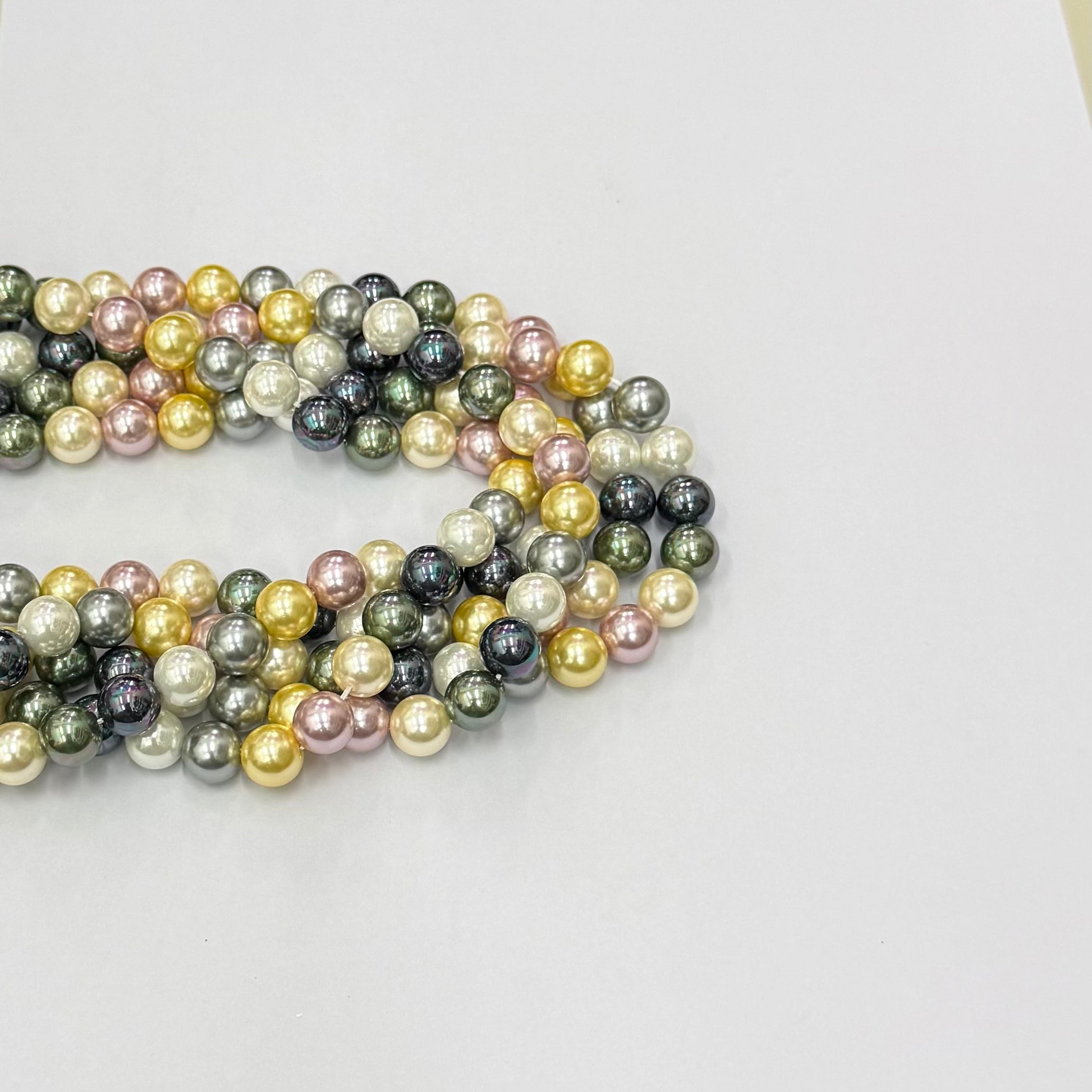 PERLA SHELL | MIX VERDE AMARILLO ROSA