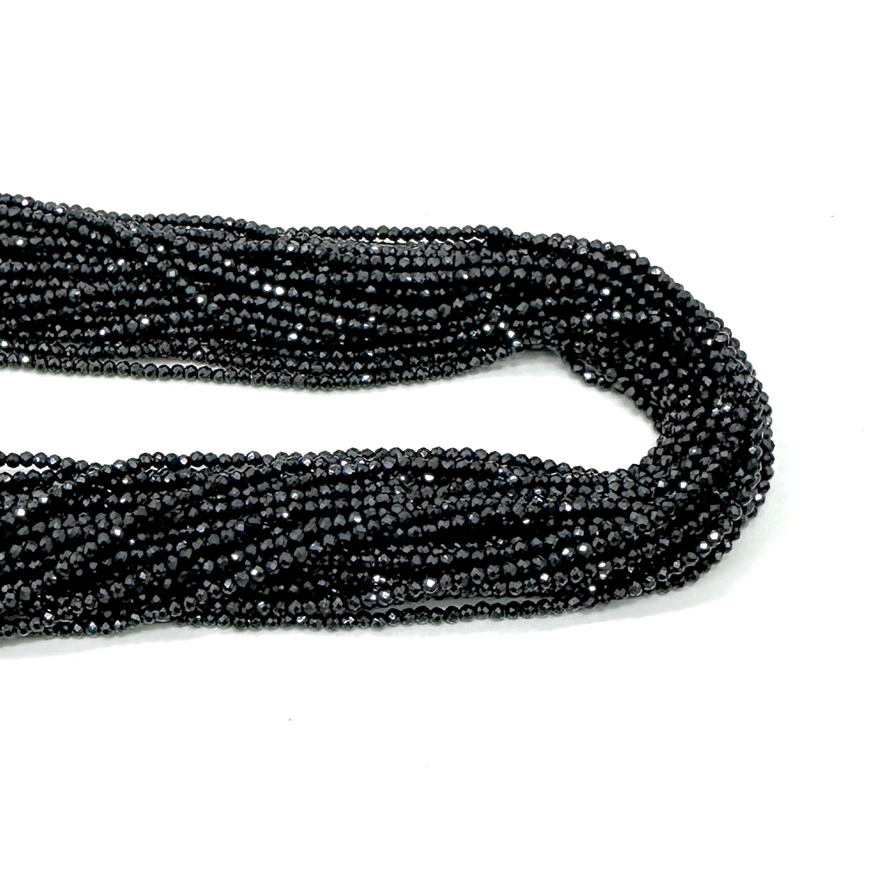 CRISTALES MINERALES FACETADO | NEGRO