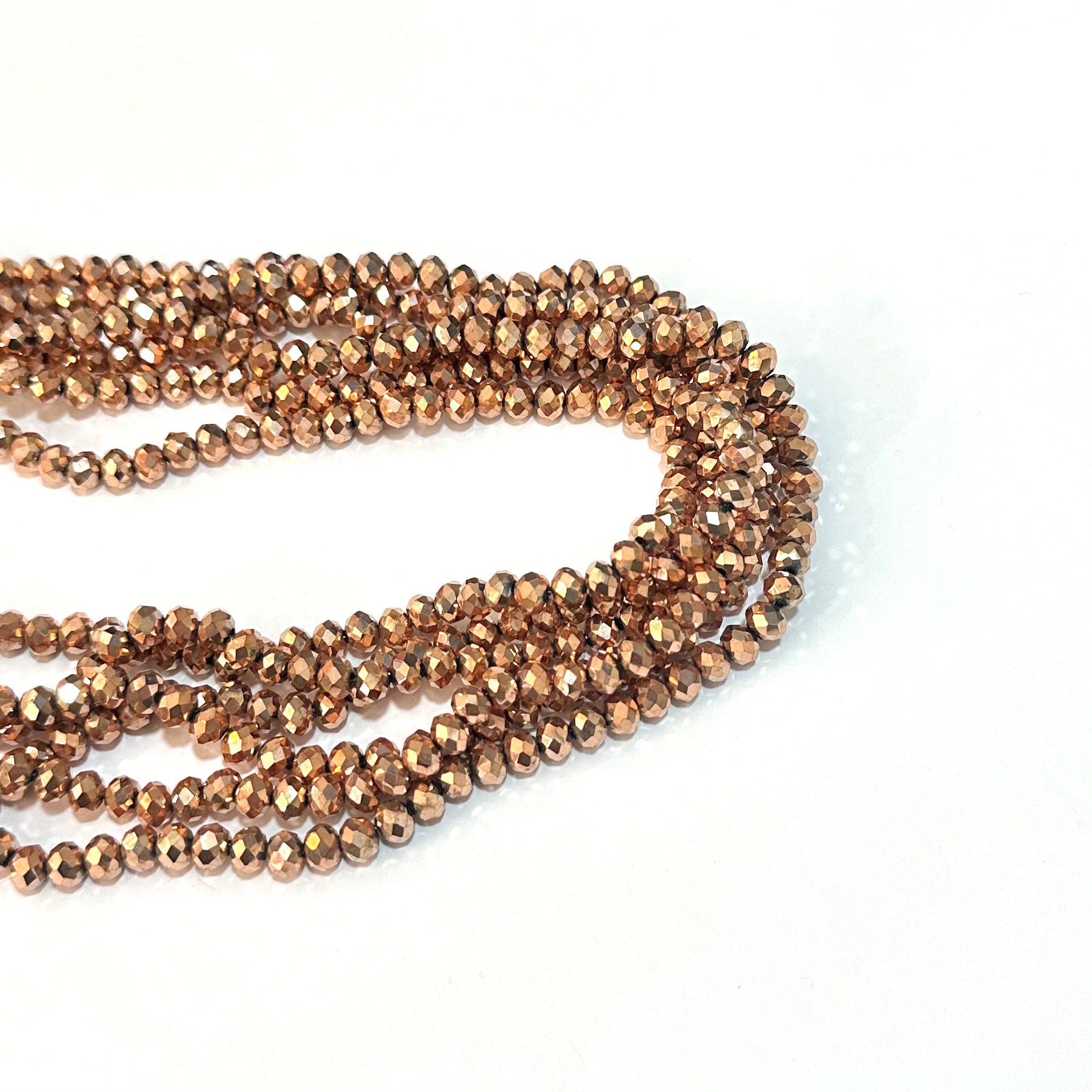 CRISTAL CHATO | 6MM | METAL GOLDROSE