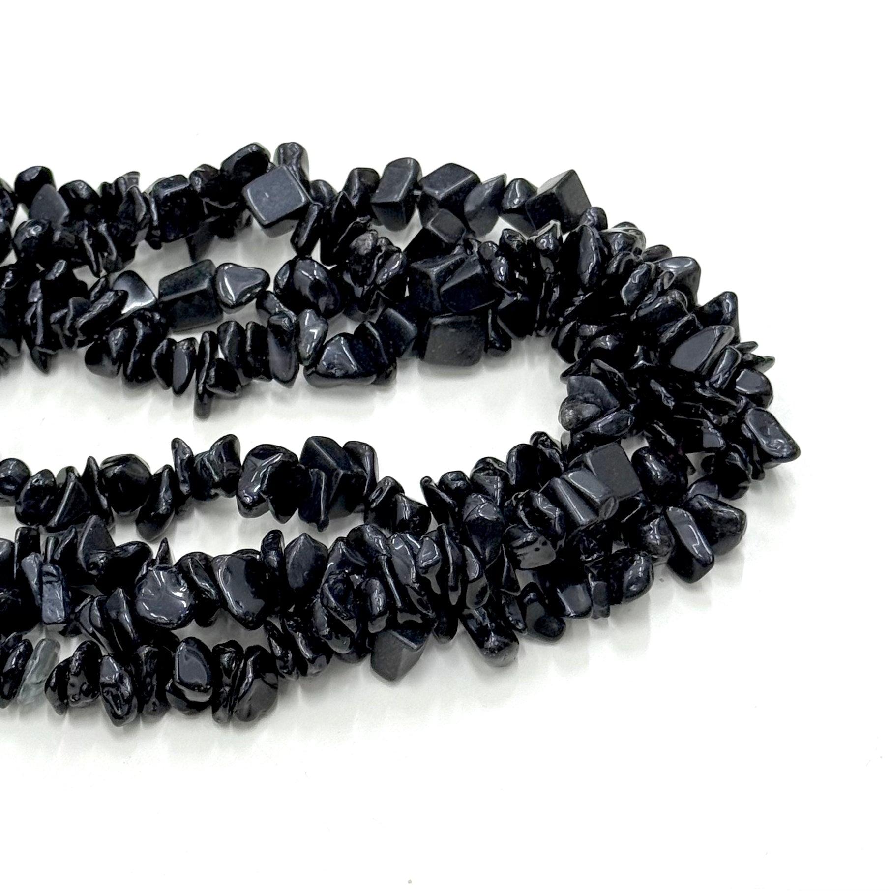 Chips Grande Piedra Natural | Obsidiana Negra