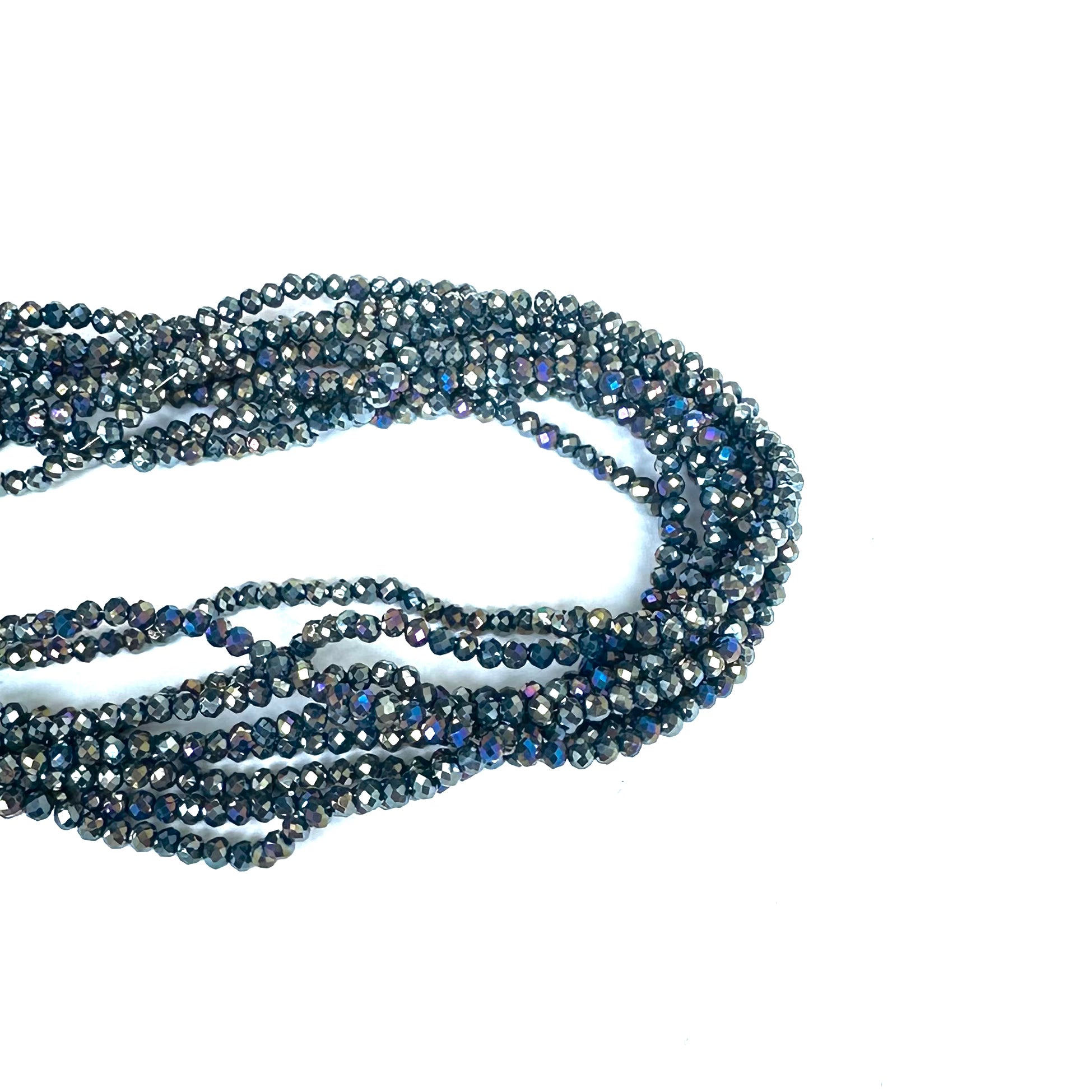 CRISTAL CHATO | MATTE AZUL PETROLEO TORNASOL