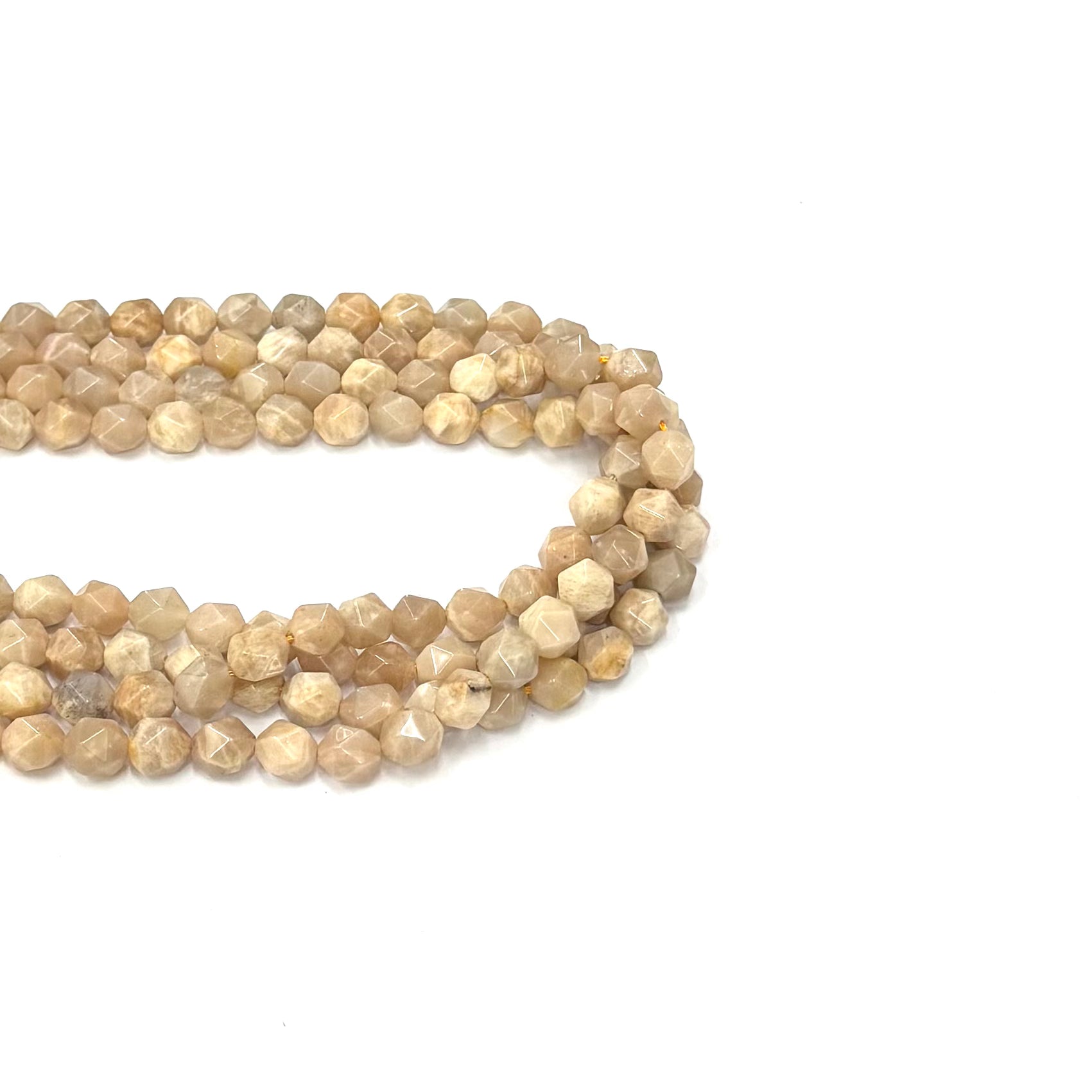 PIEDRA HEXAGONAL | 8MM | MOONSTONE