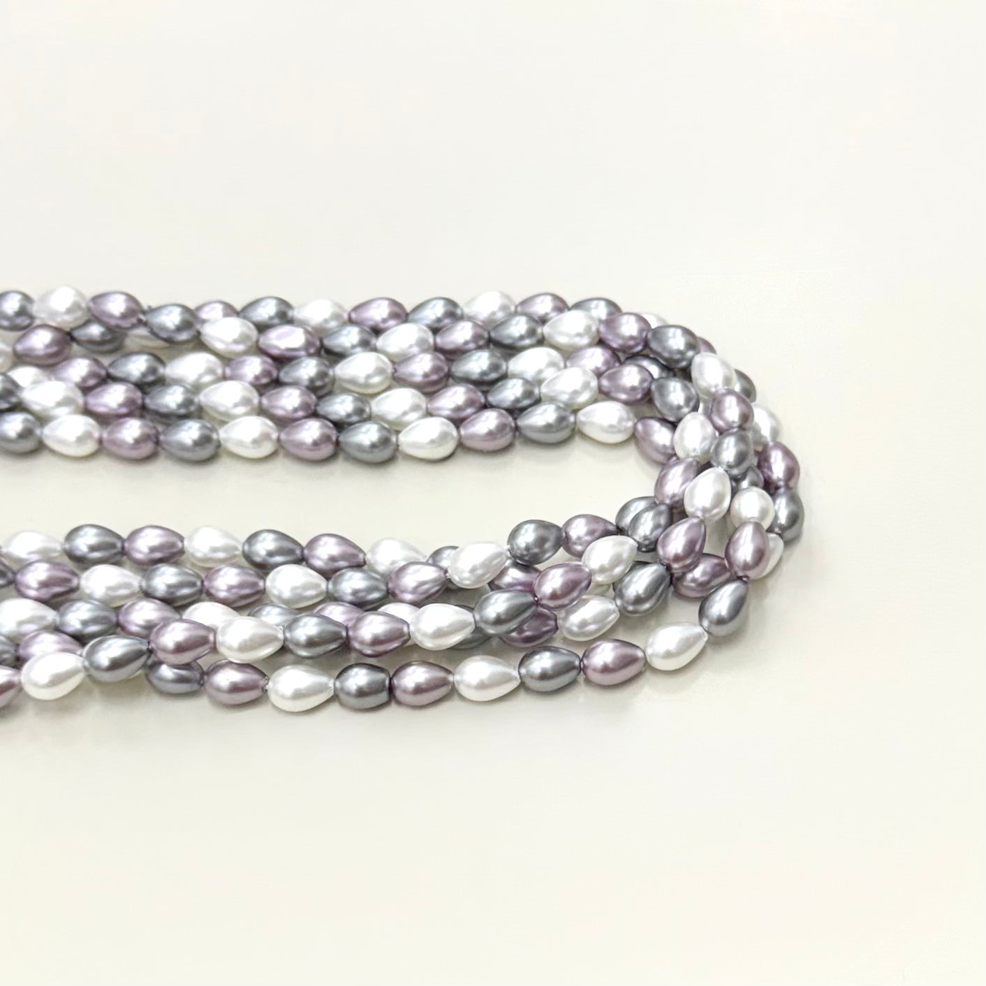 PERLA SHELL MIX BLANCO GRIS LILA | GOTA