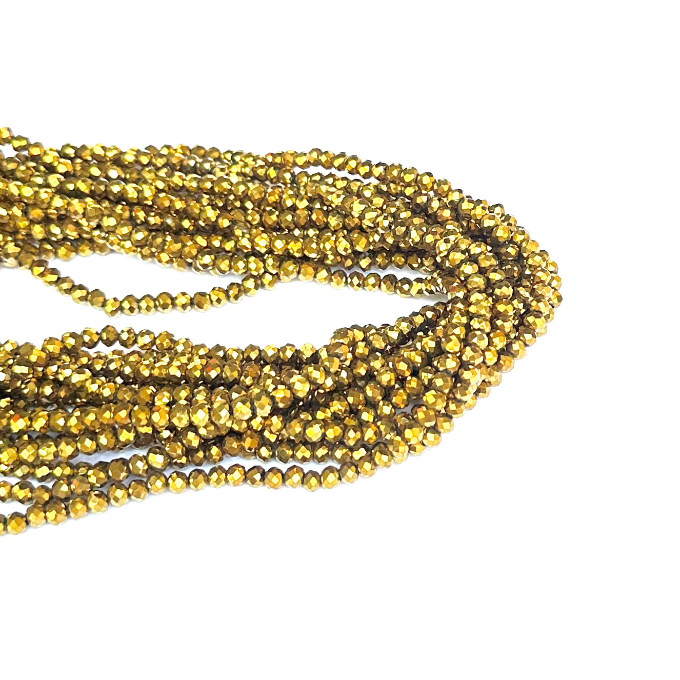 CRISTAL CHATO | 4.3MM | METAL DORADO