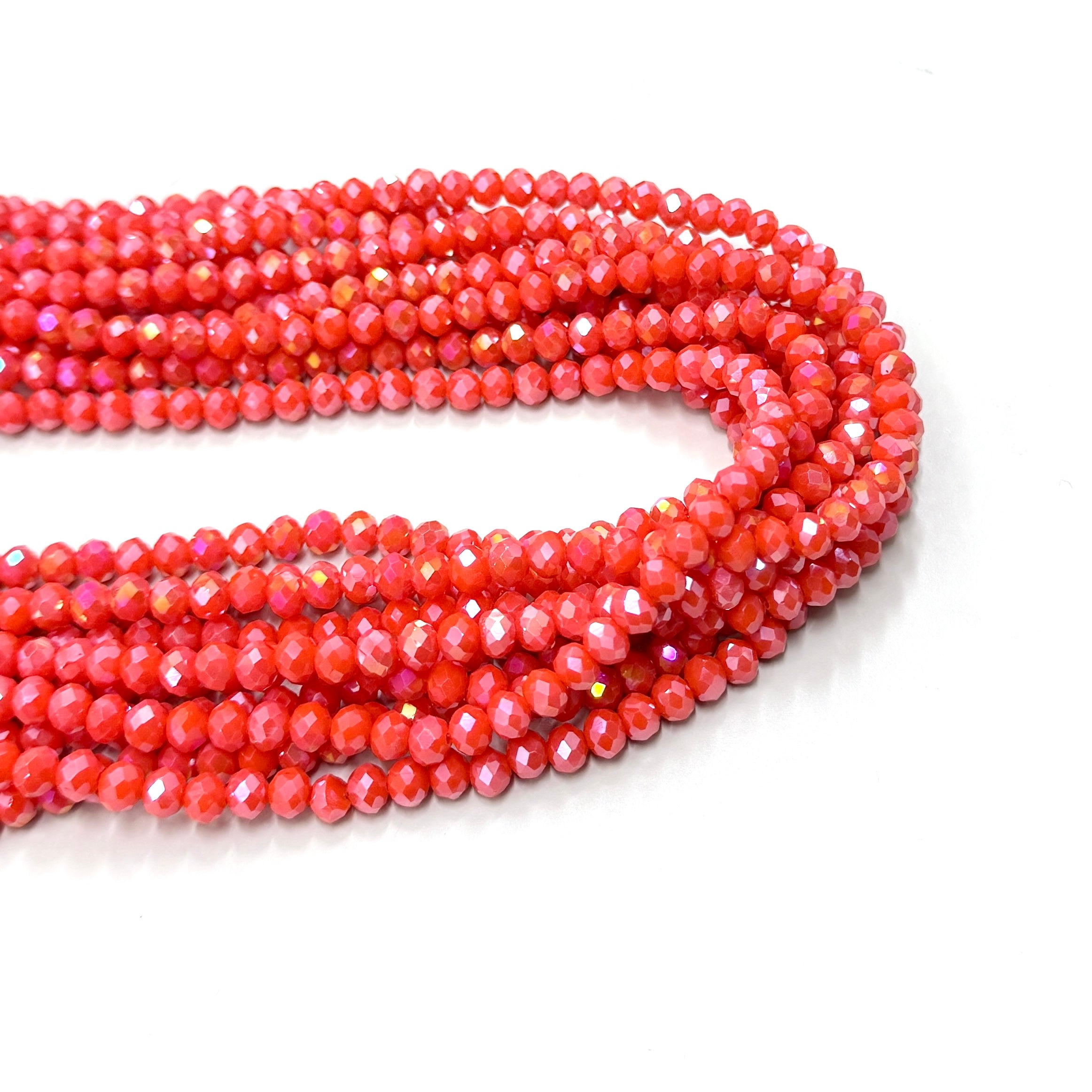 CRISTAL CHATO | 6 MM | TORNASOL NARANJA CORAL
