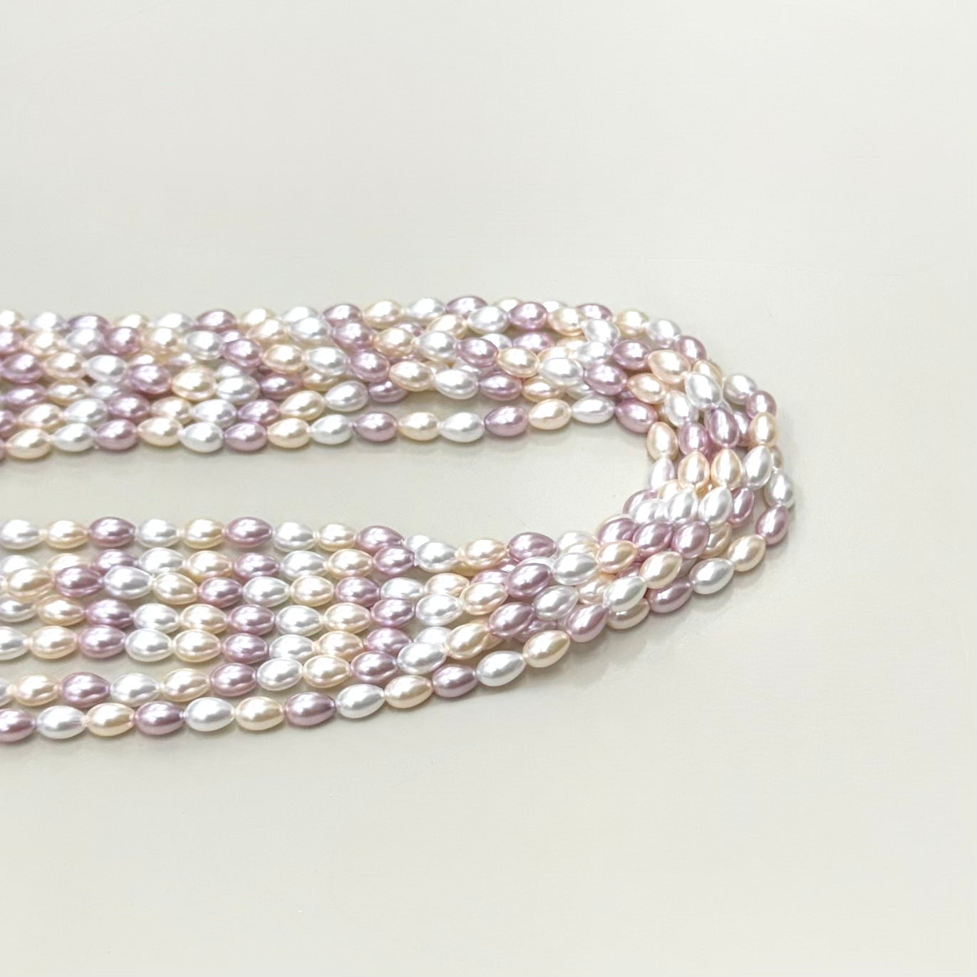 PERLA SHELL MIX ROSA BLANCA CREMA | GOTA