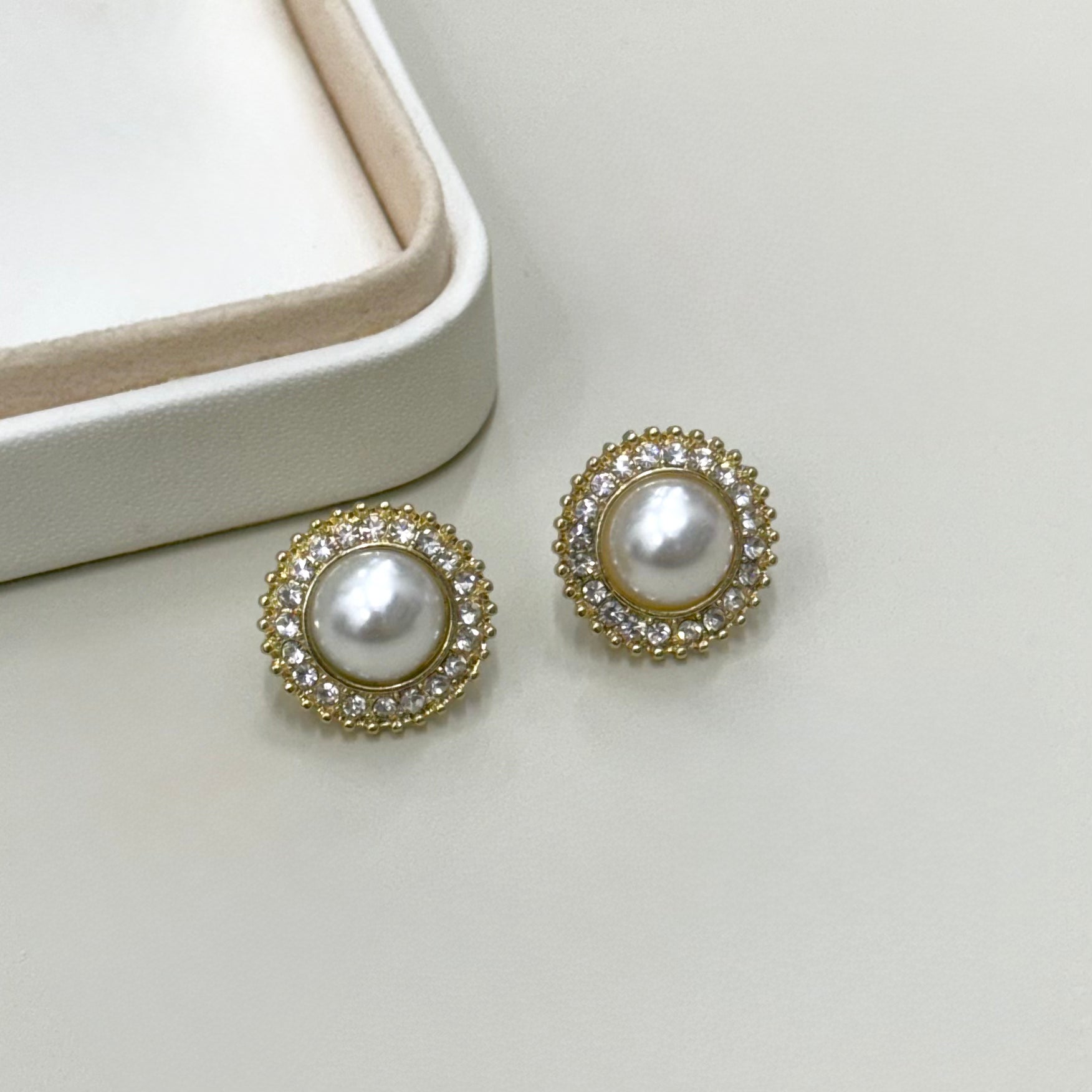 AROS PERLAS CON STRASS | CLIP | LUNAM