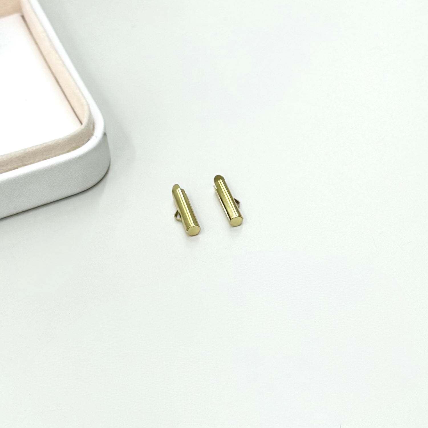 TERMINAL TUBO | BAÑO DE ORO 18K