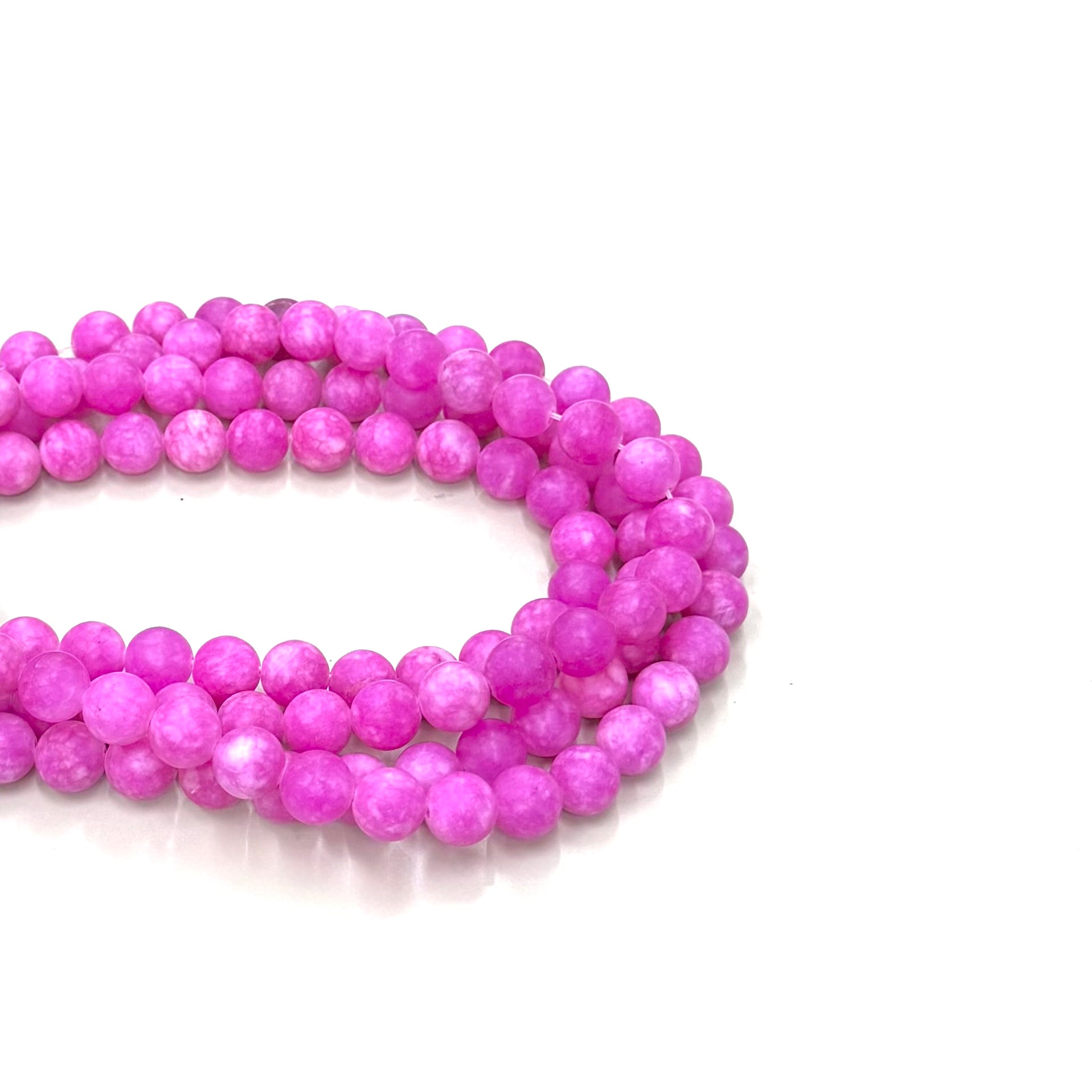 AGATA MATTE | 10MM | FUCSIA MATIZADO