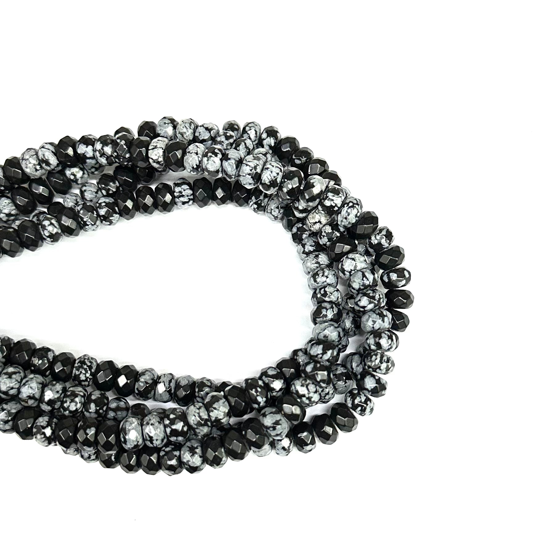 OBSIDIANA NEVADA RONDELL FACETADA 8MM