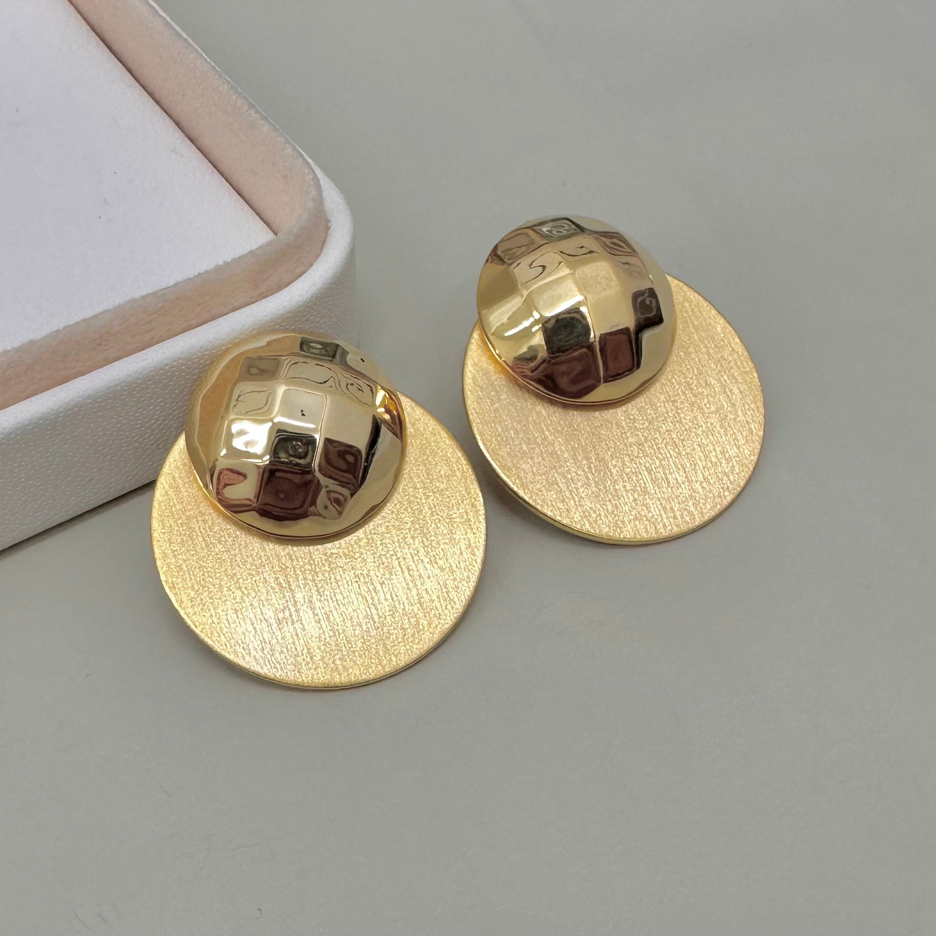 AROS  BAÑO DE ORO | CIRCULARES | 40MM X 30 MM