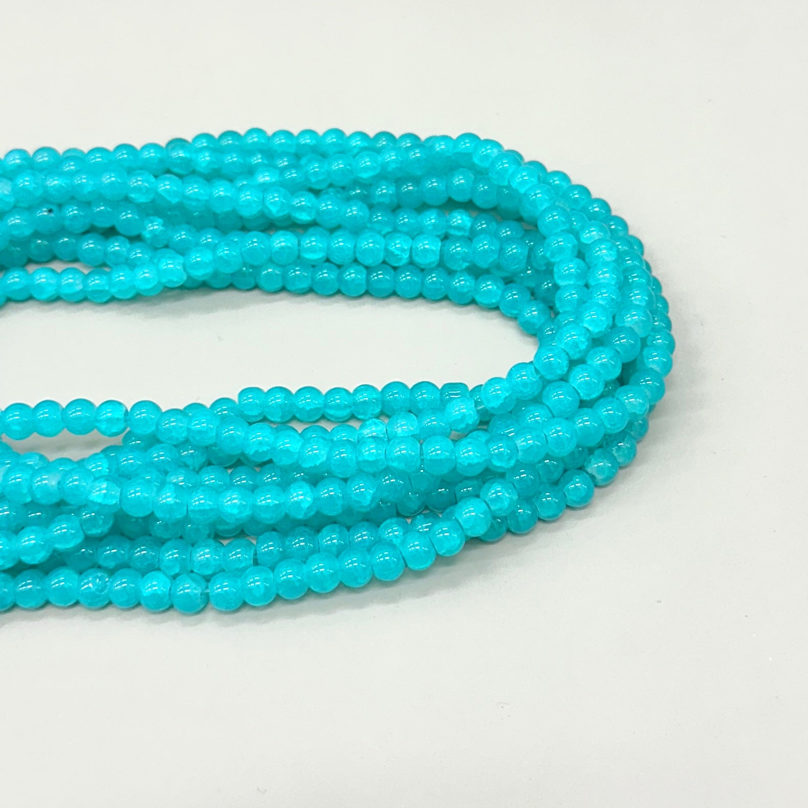 PERLA DE VIDRIO | 6MM | CALIPSO TRASLÚCIDO